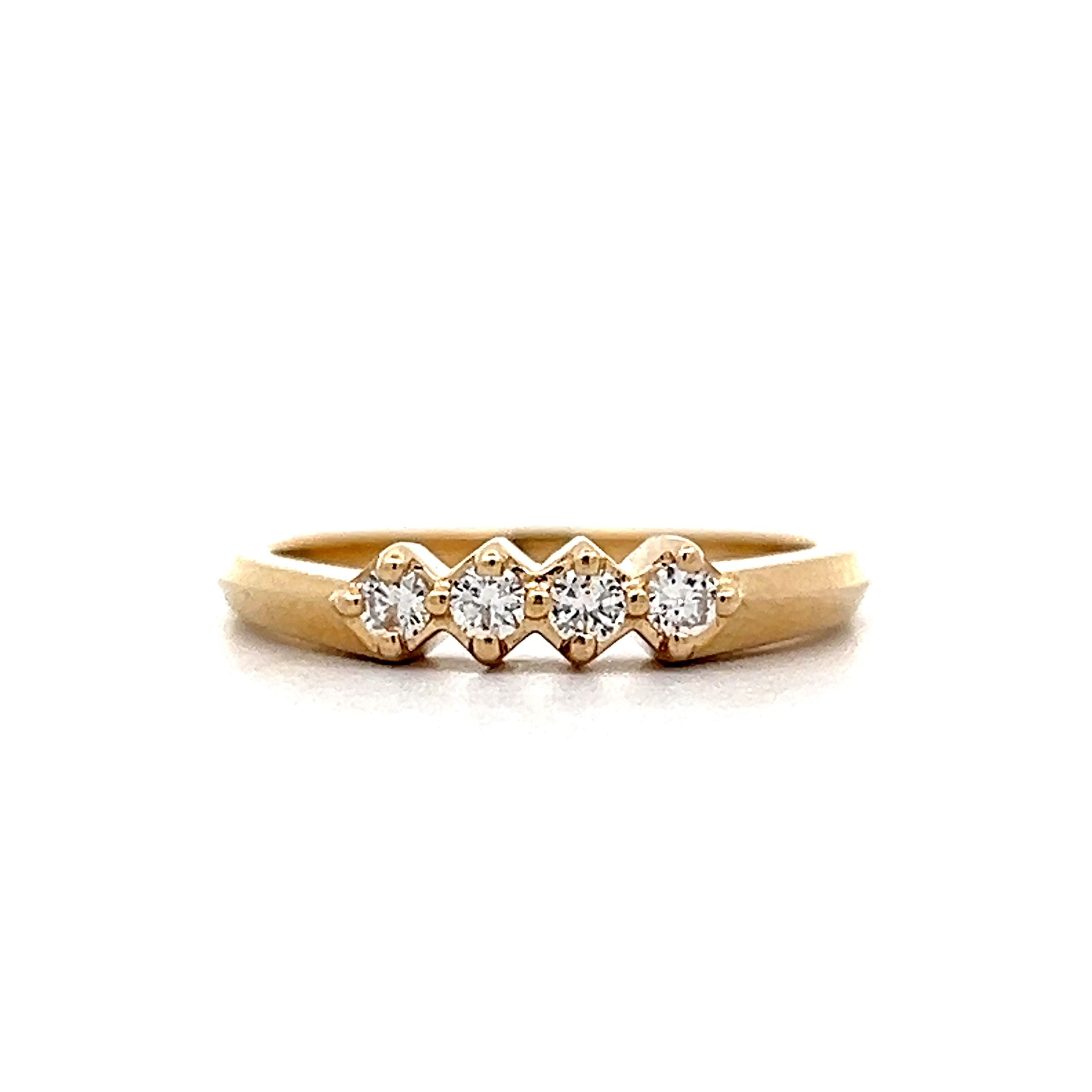 Gold popular diamond band