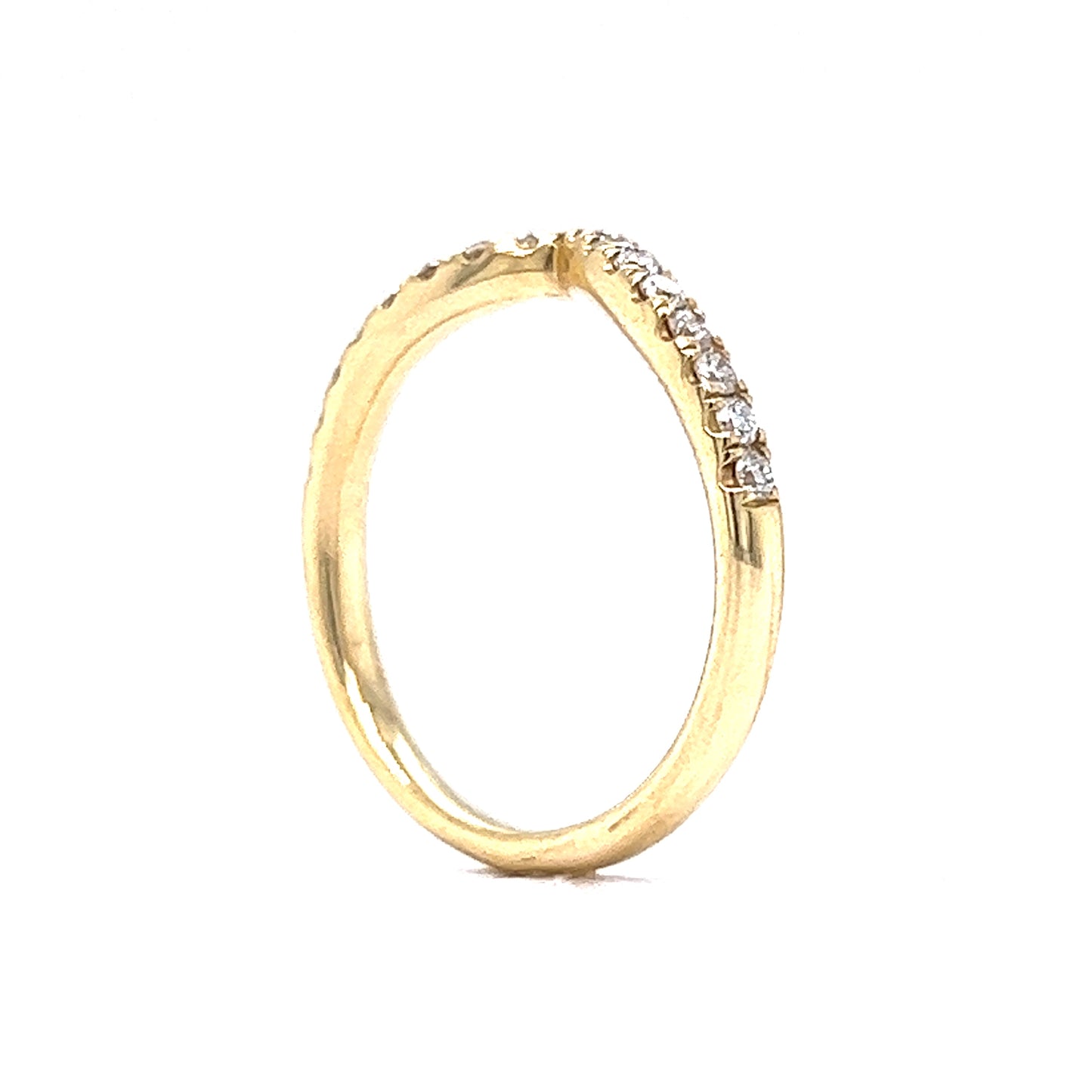 .29 Tiara Diamond Wedding Band in 14k Yellow Gold