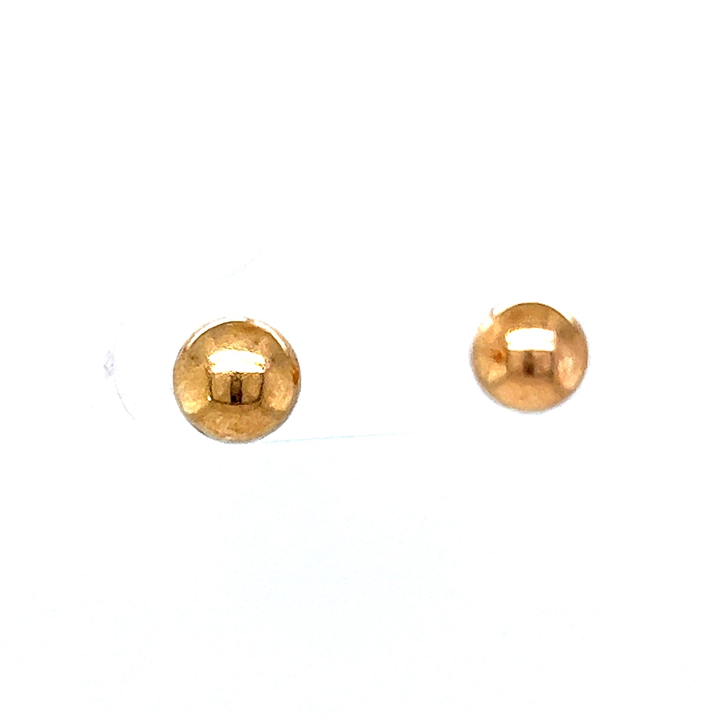 Stylish Stud Earrings in 14k Yellow Gold in Yellow Gold