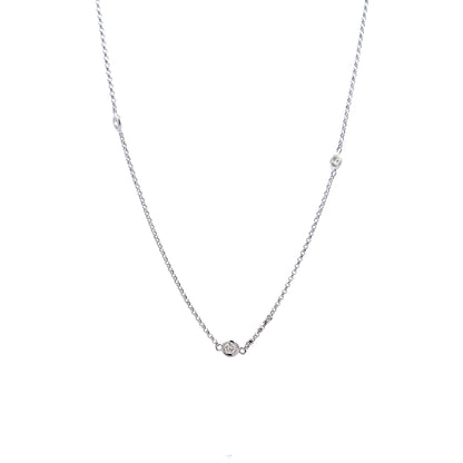 .43 Diamonds By The Yard Necklace in 18k White Gold