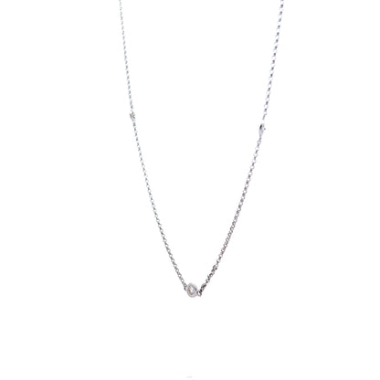 .43 Diamonds By The Yard Necklace in 18k White Gold