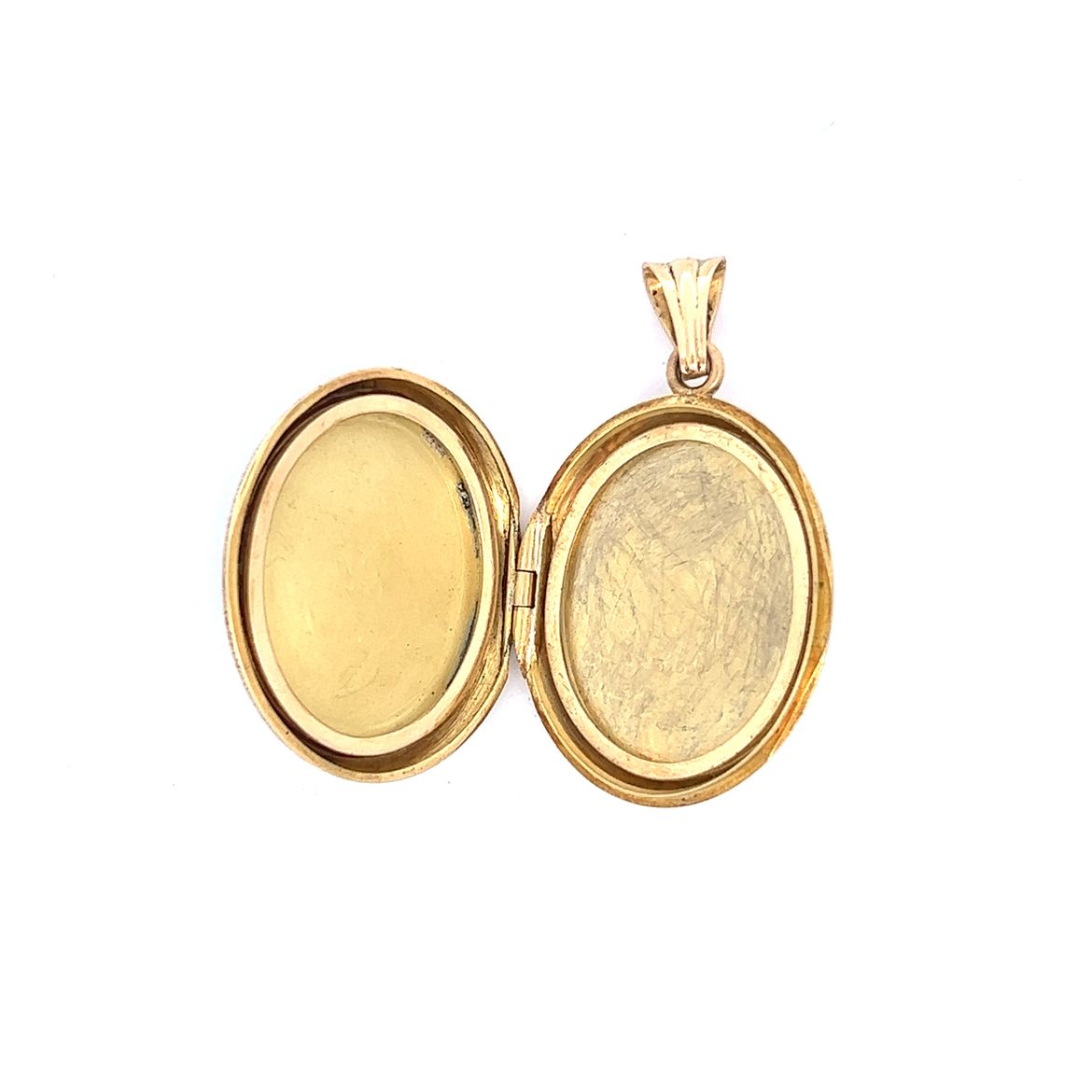 Victorian Diamond Pendant Necklace in 14k Yellow Gold