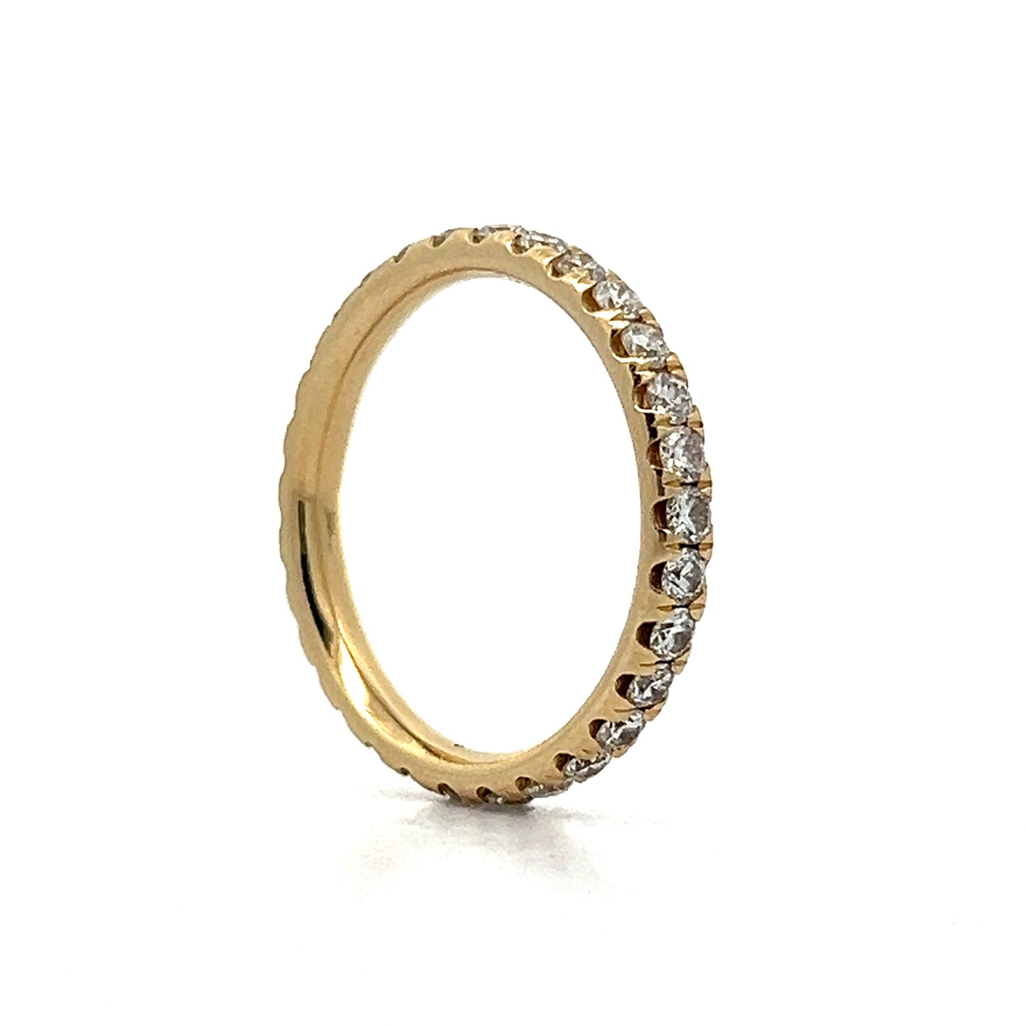 1.20 Diamond Eternity Wedding Band in 14k Yellow Gold
