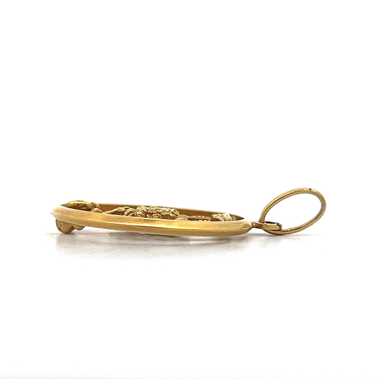 Vintage Scorpio Necklace Pendant in Yellow Gold