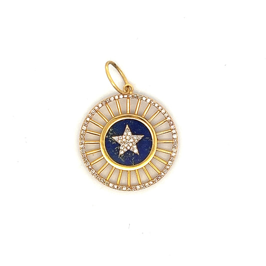 .44 Diamond Pendant Necklace in 14k Yellow Gold