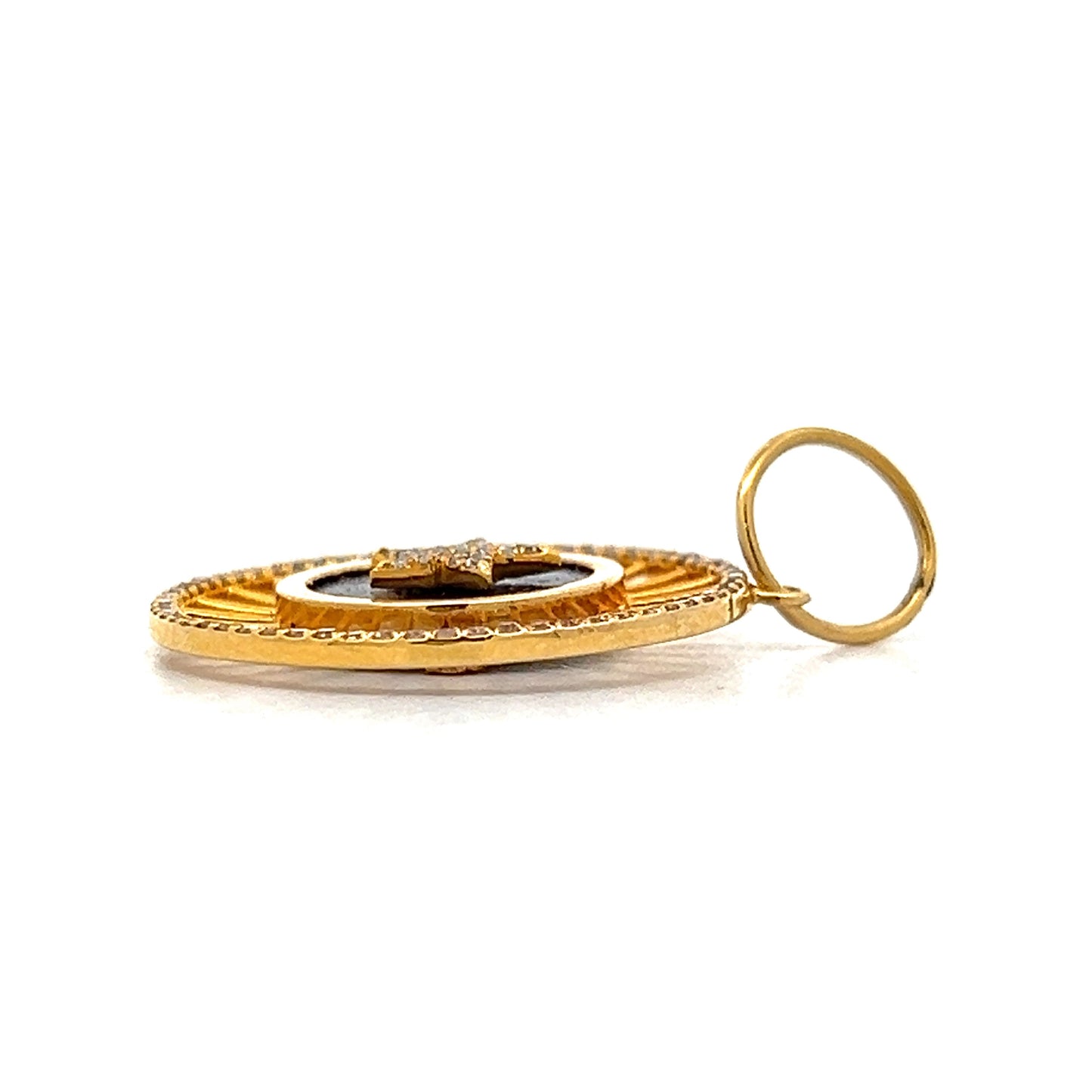 .44 Diamond Pendant Necklace in 14k Yellow Gold