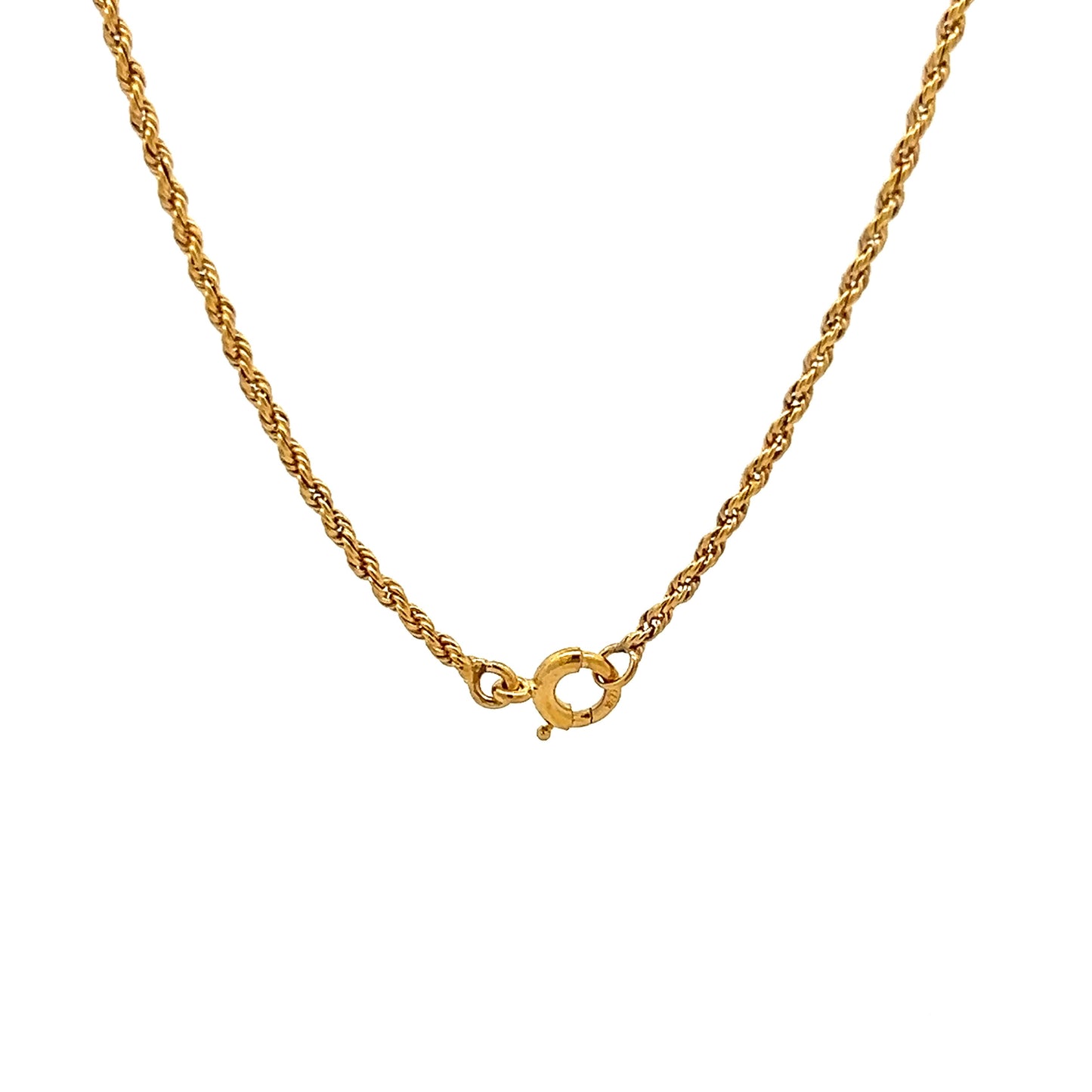 26" Rope Chain Necklace in 14k Yellow Gold