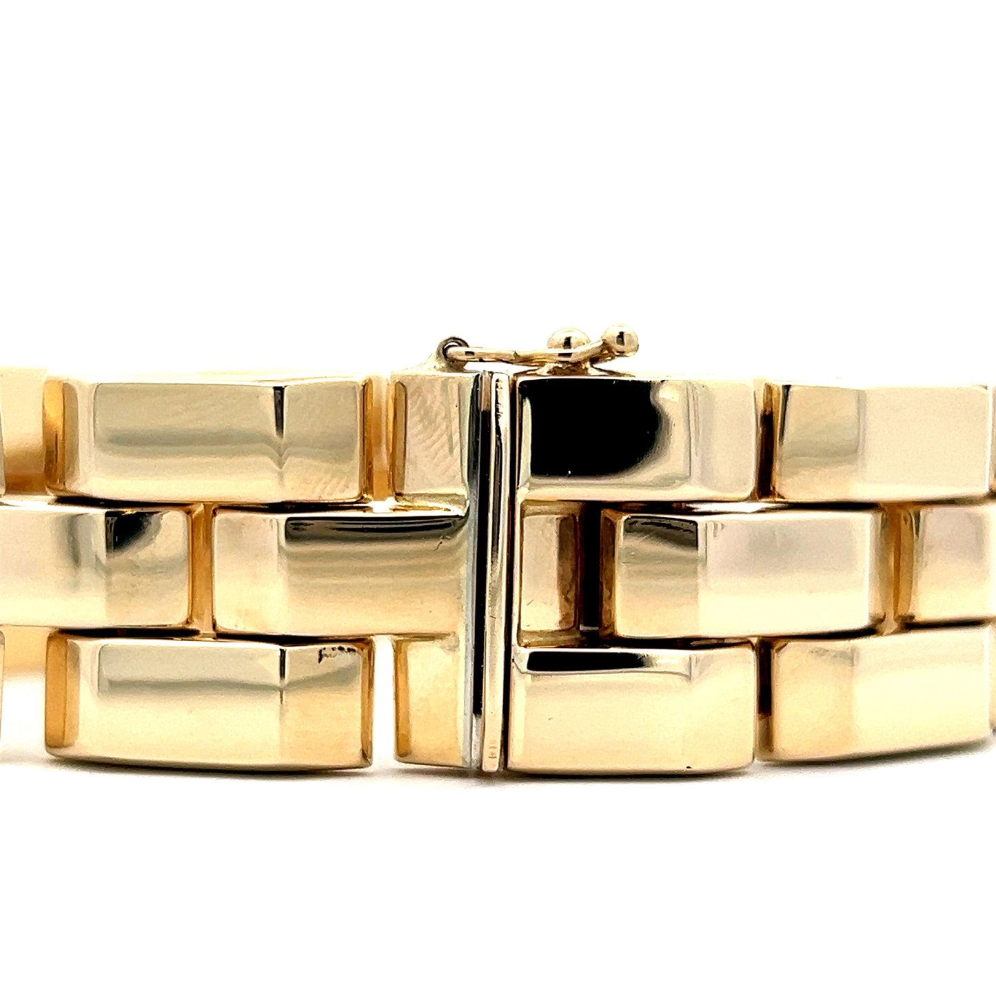 Chunky Link Bracelet in 14k Yellow Gold