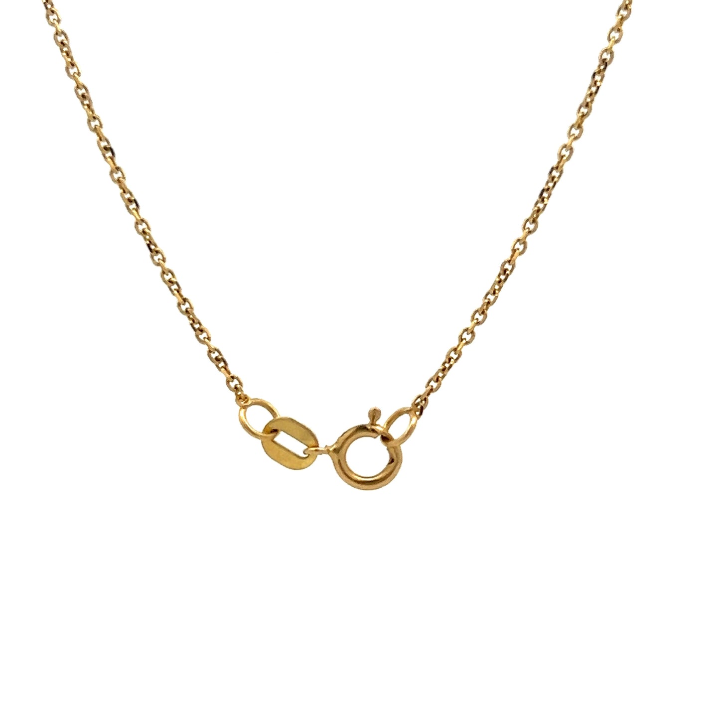Swiss Franc Pendant Necklace in 14k Yellow Gold
