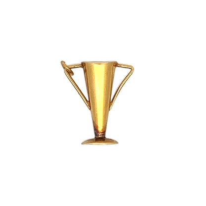 Vintage Mid-Century Trophy Charm in 14k Yellow Gold