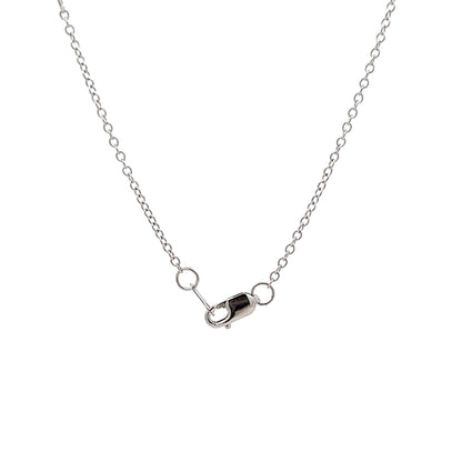 .21 Pave Diamond Pendant Necklace in 14k White Gold