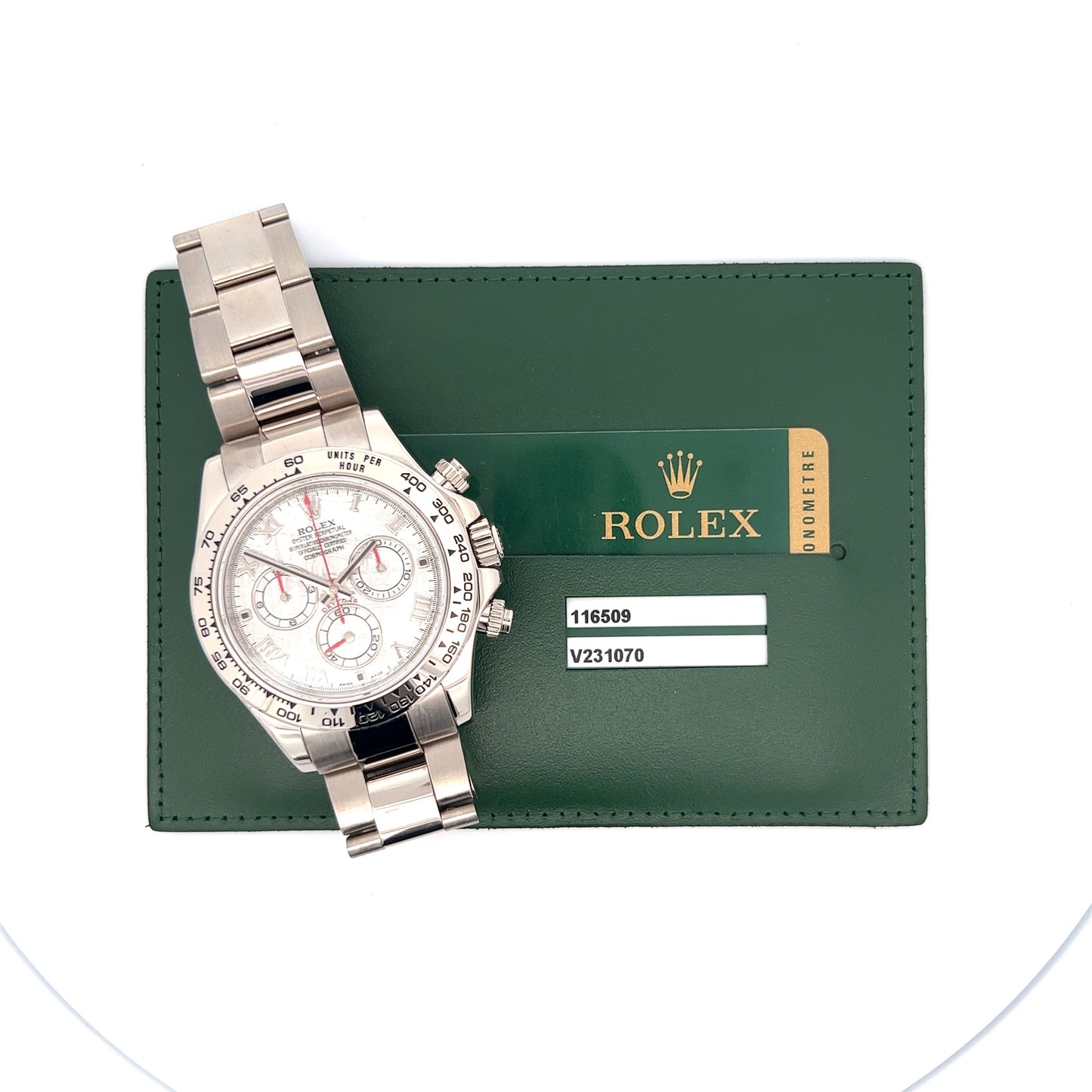 Rolex Daytona Meteorite Dial Ref 116509 in 18k White Gold