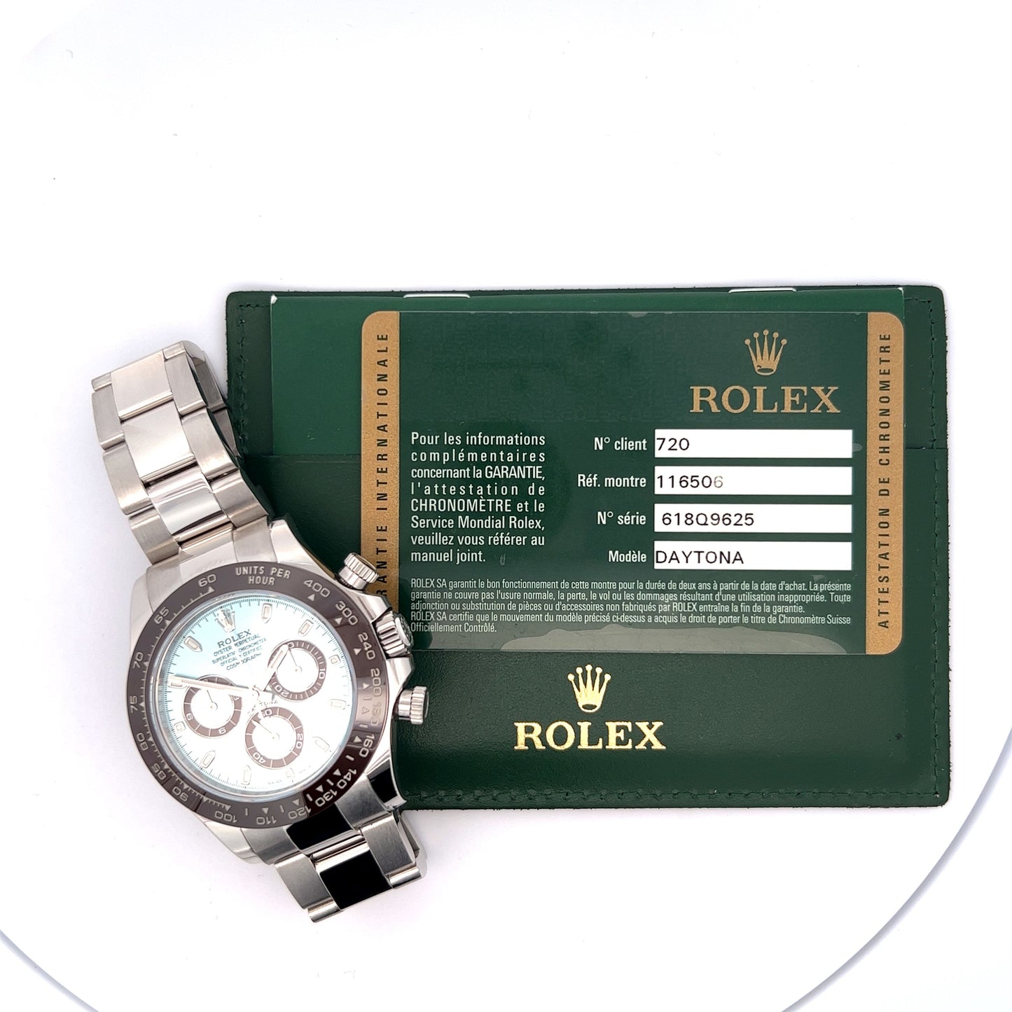 Rolex Cosmograph Daytona Ice Blue Dial REF 116506 in Platinum