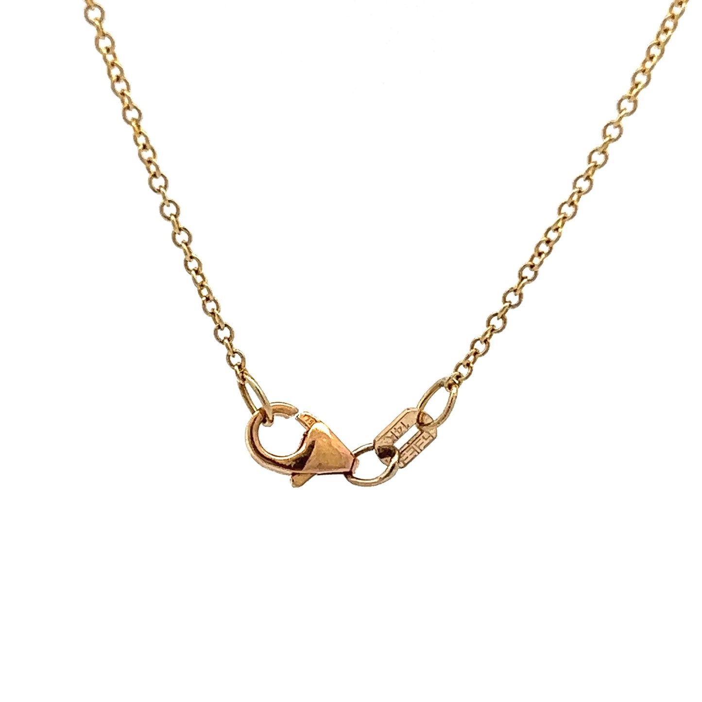 .20 Diamond Pendant Necklace in 14k Yellow Gold