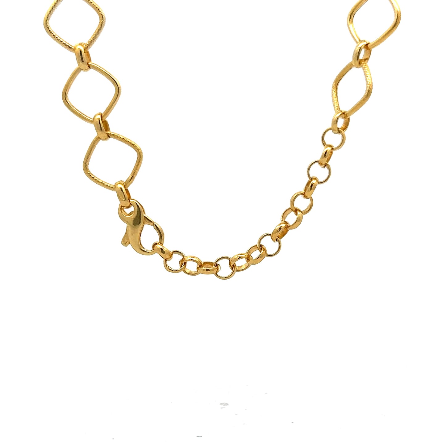 Minimalist Choker Chain Necklace in 14k Yellow Gold
