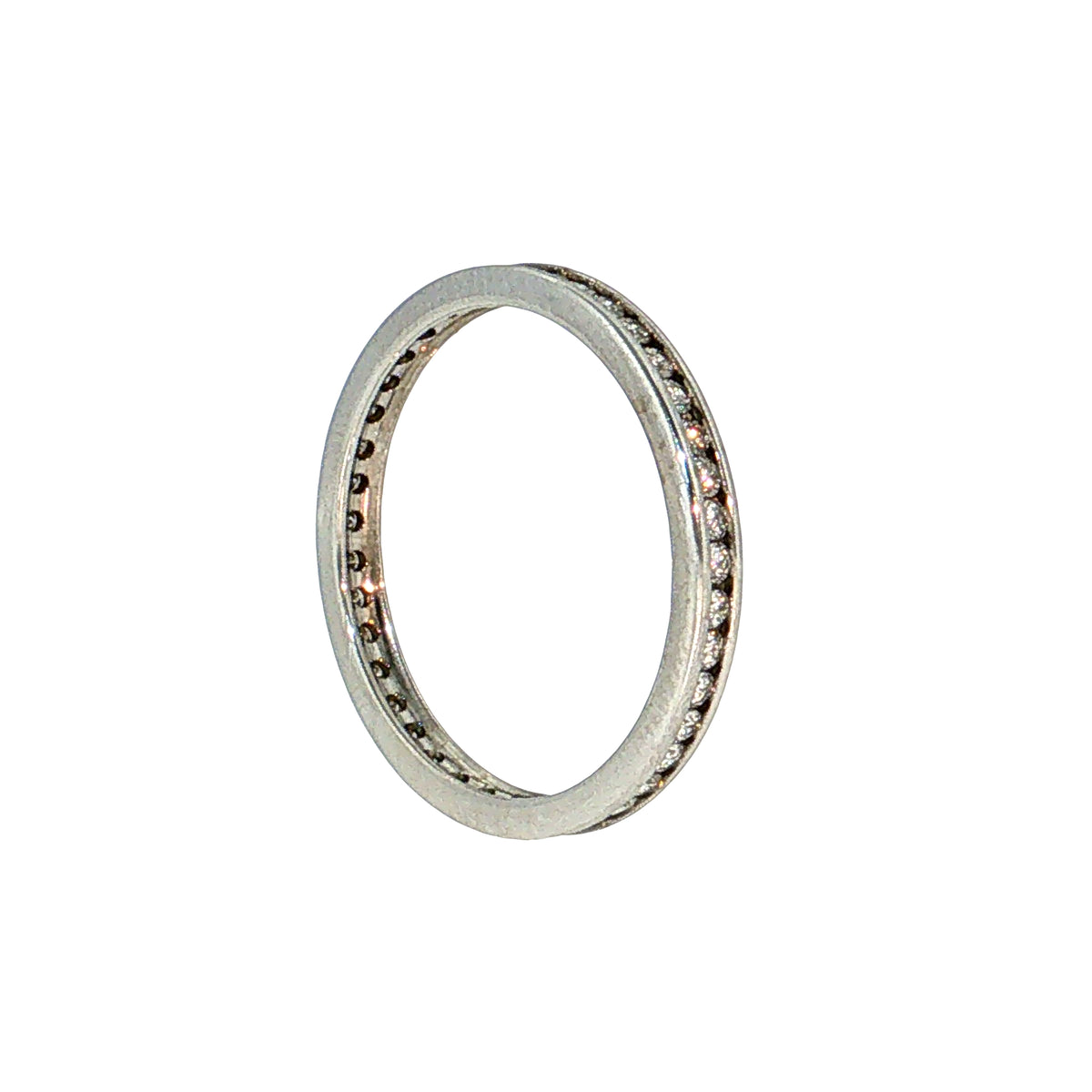 .60 Diamond Eternity Wedding Band 14K White Gold