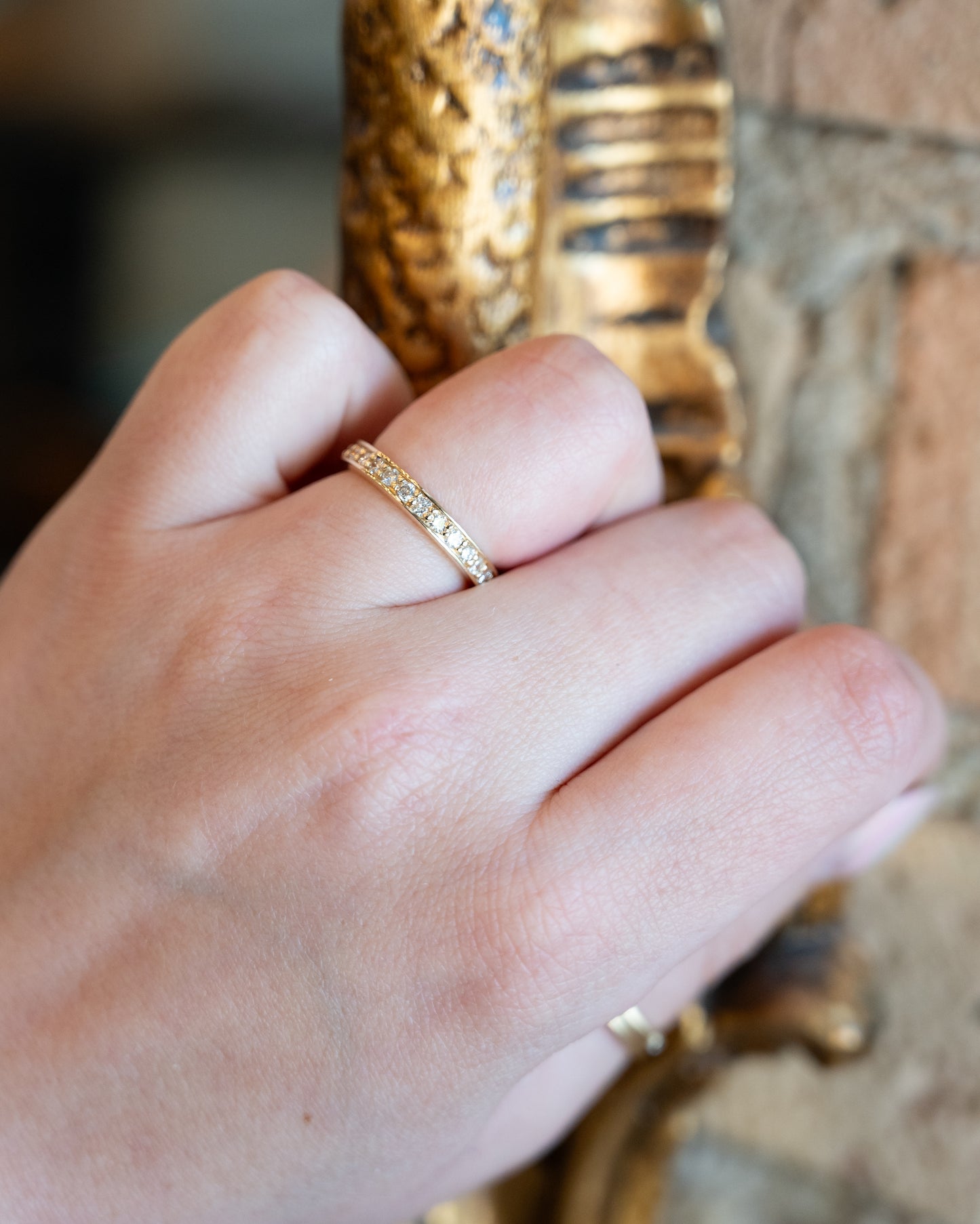 .81 Round Brilliant Diamond Eternity Band in 14k