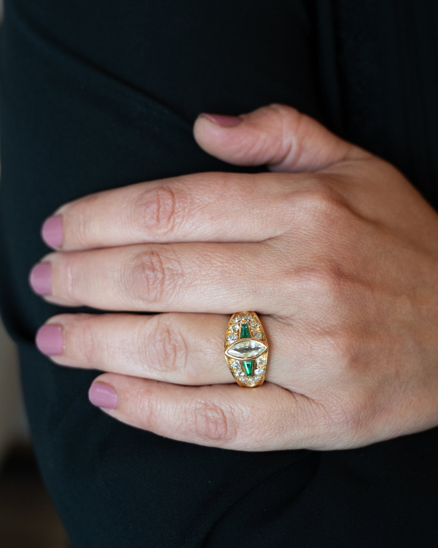 .95 Mouboussin Diamond Cocktail Ring in 18k