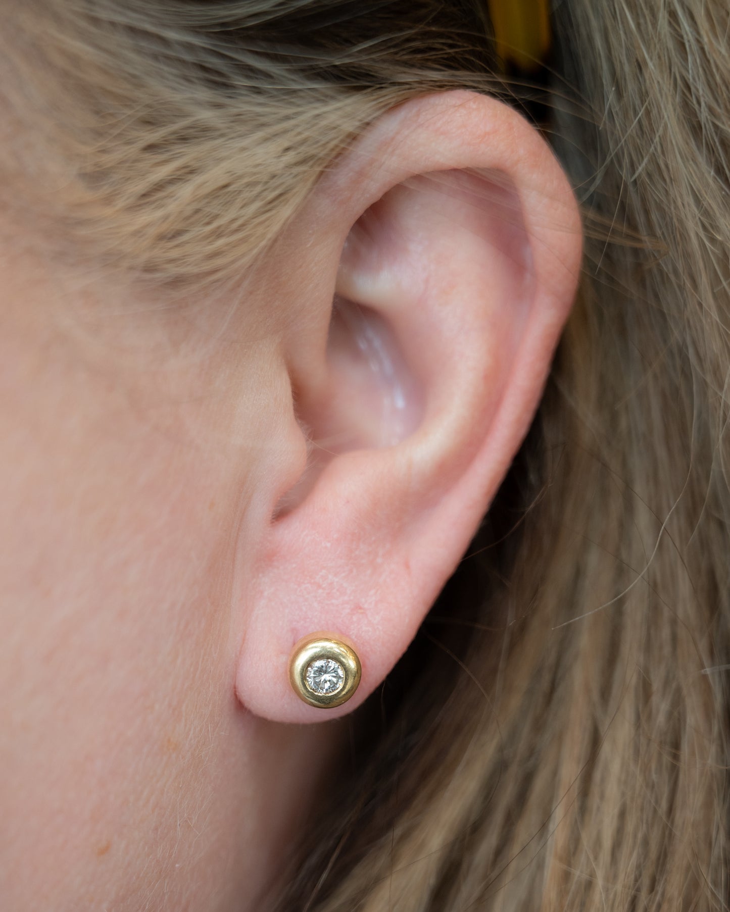 .80 Round Brilliant Diamond Stud Earrings in 14k