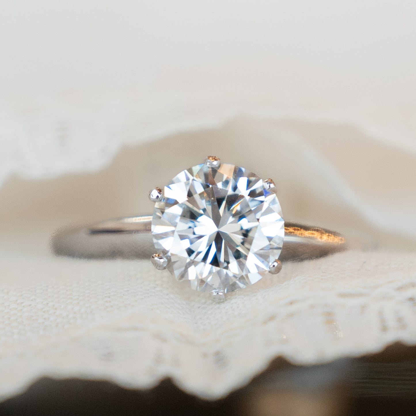1.92 Tiffany & Co Diamond Engagement Ring in Platinum