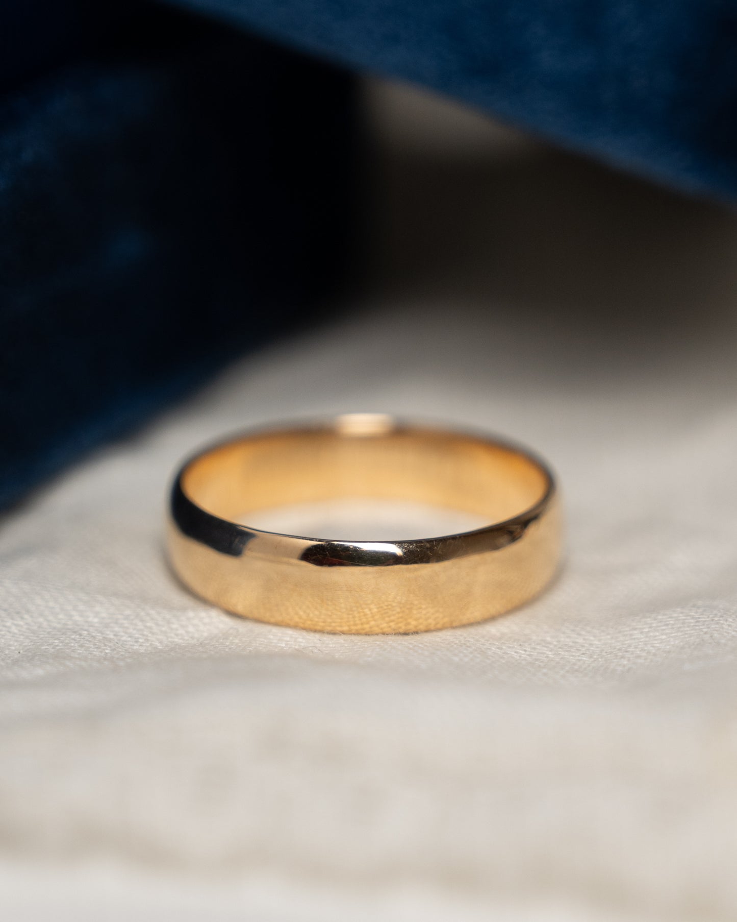Antique Victorian Men's Wedding Band 18k Rose Gold