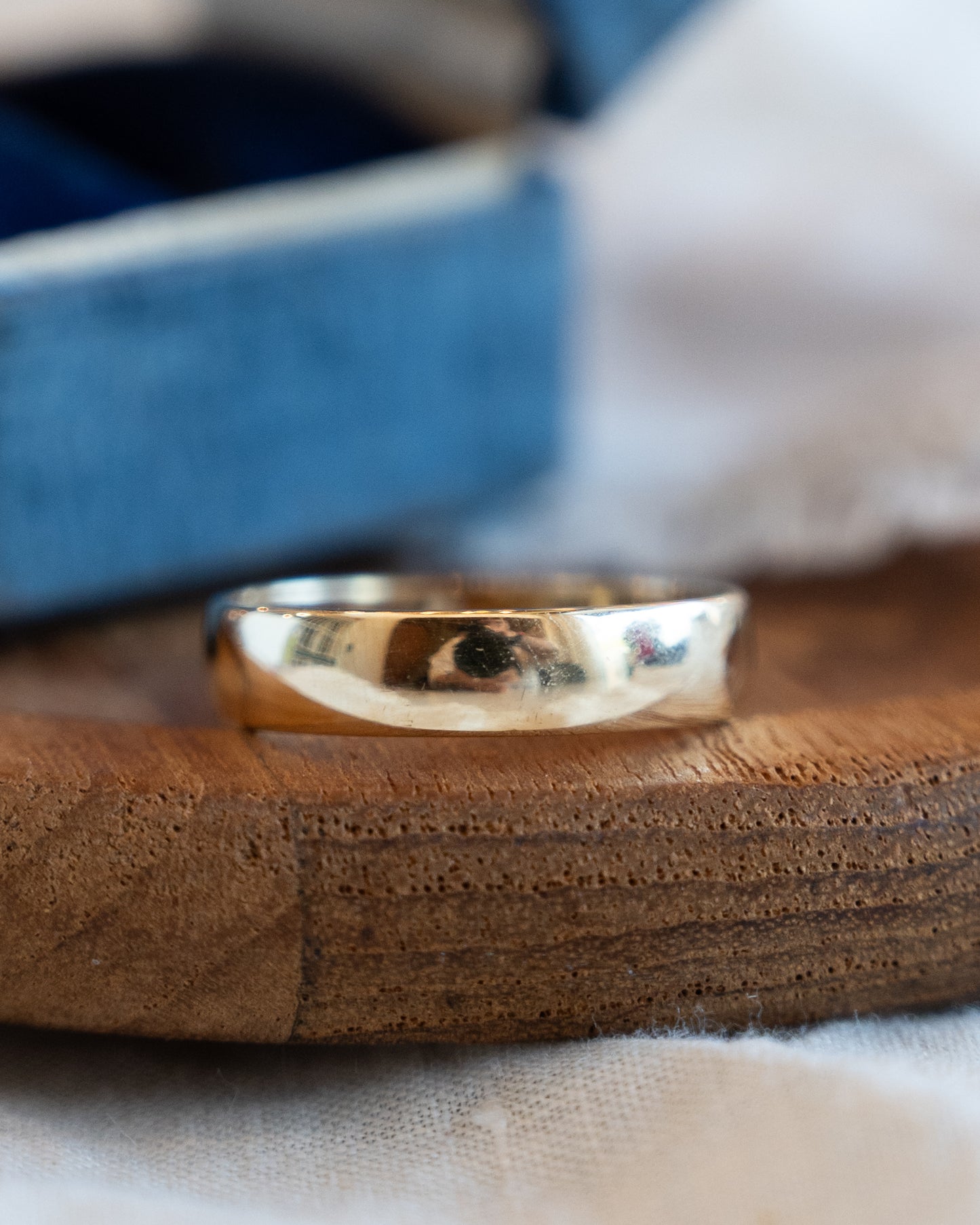 5mm Men's Euro Wedding Band 14k Yellow Gold