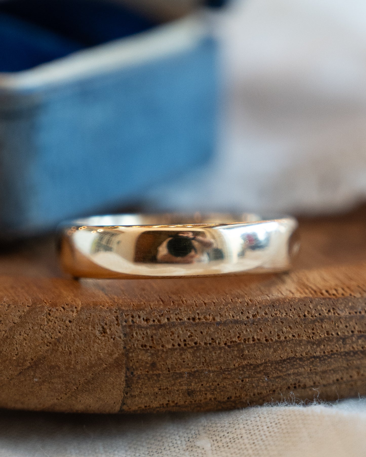5mm Euro Men's Wedding Band 14k Yellow Gold