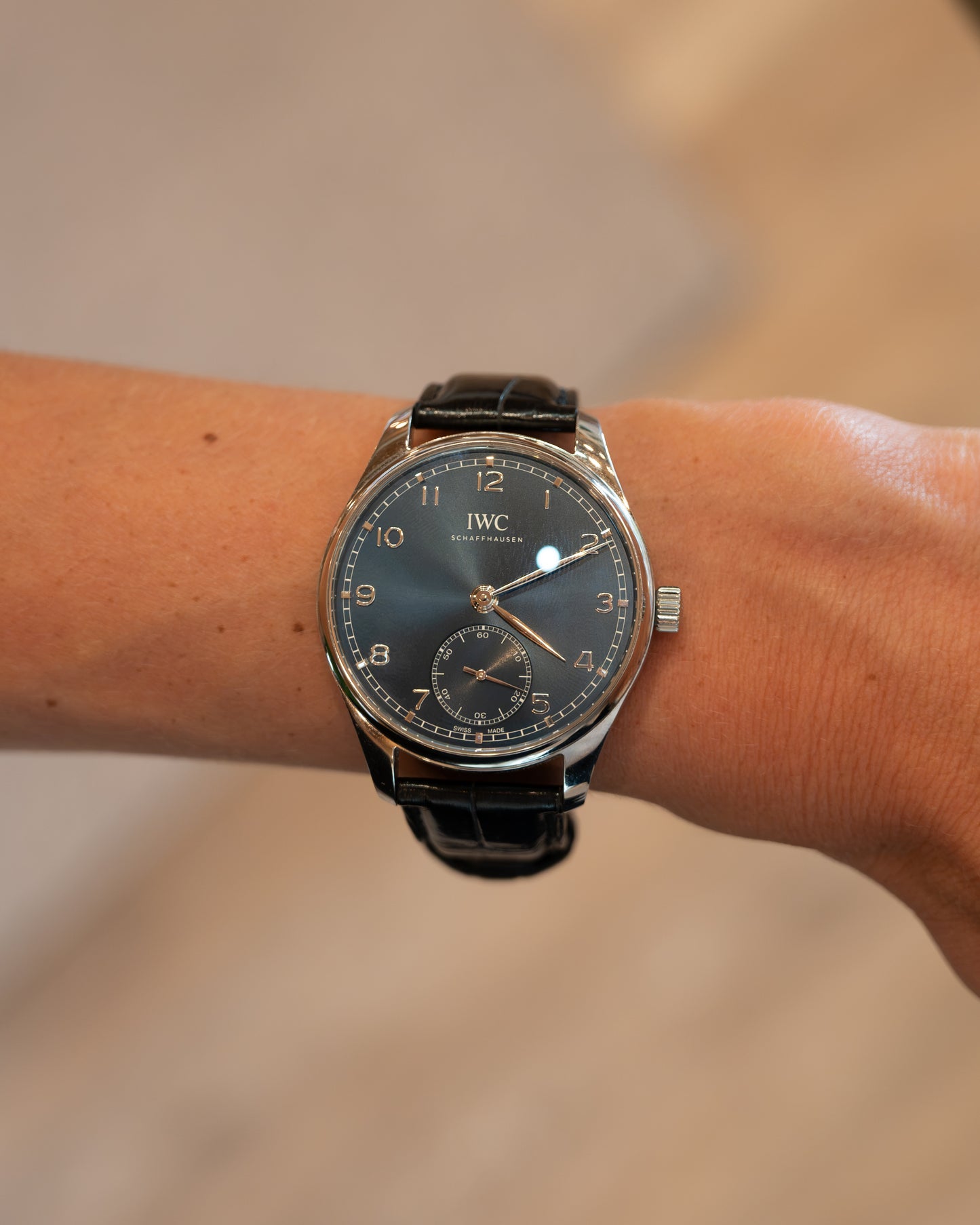 IWC Portuguese 40mm Stainless Steel Dark Blue Dial