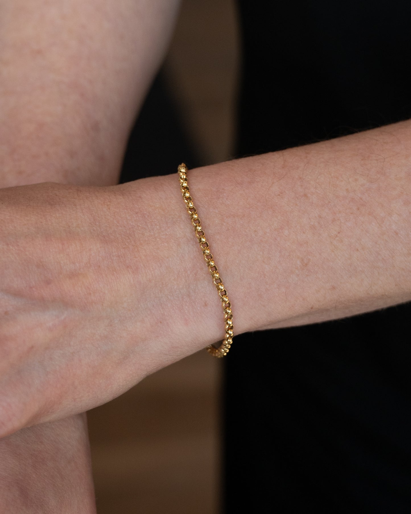 Rolo Chain Bracelet 14k Yellow Gold
