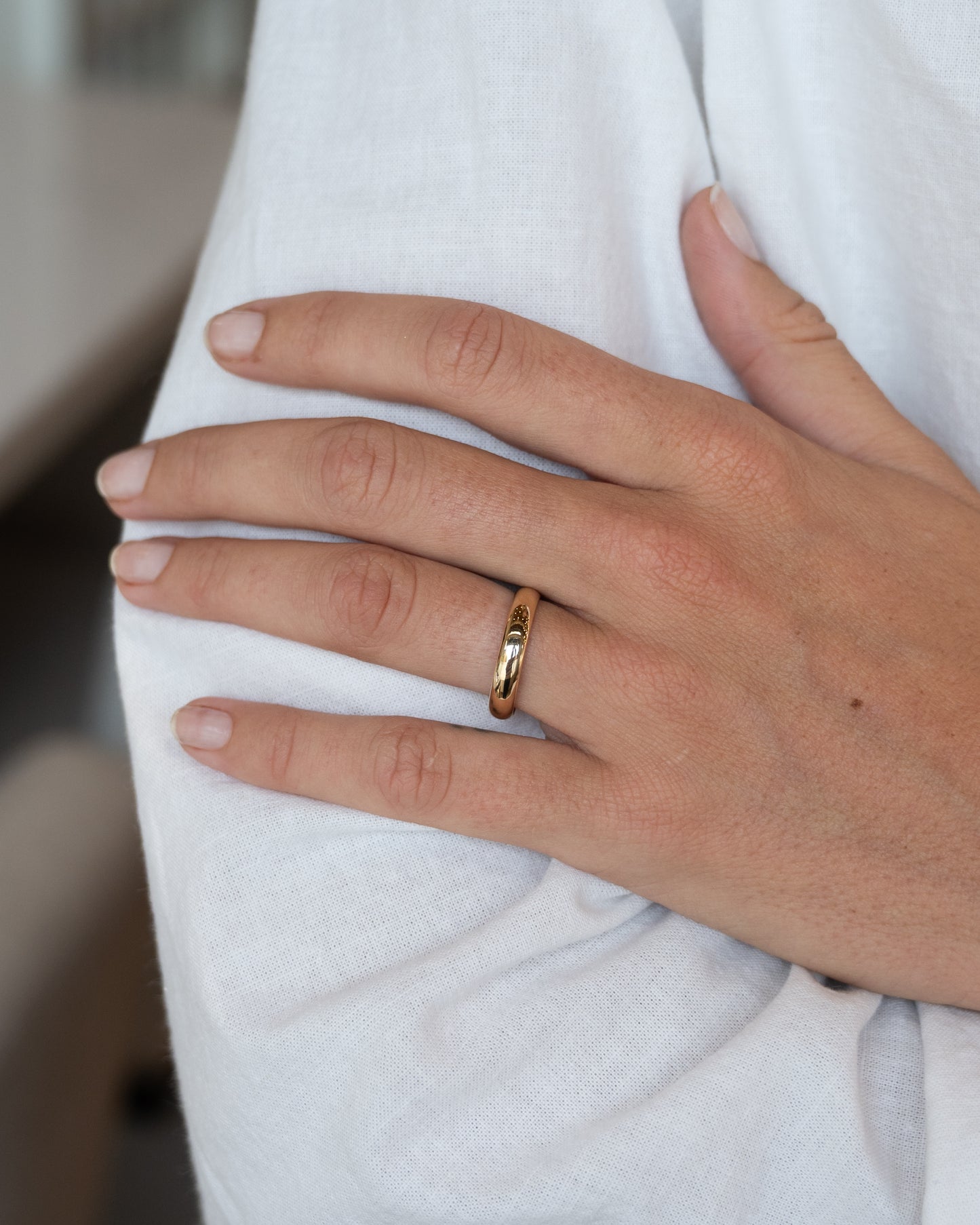 Vintage Mid-Century Men's Wedding Band 14k