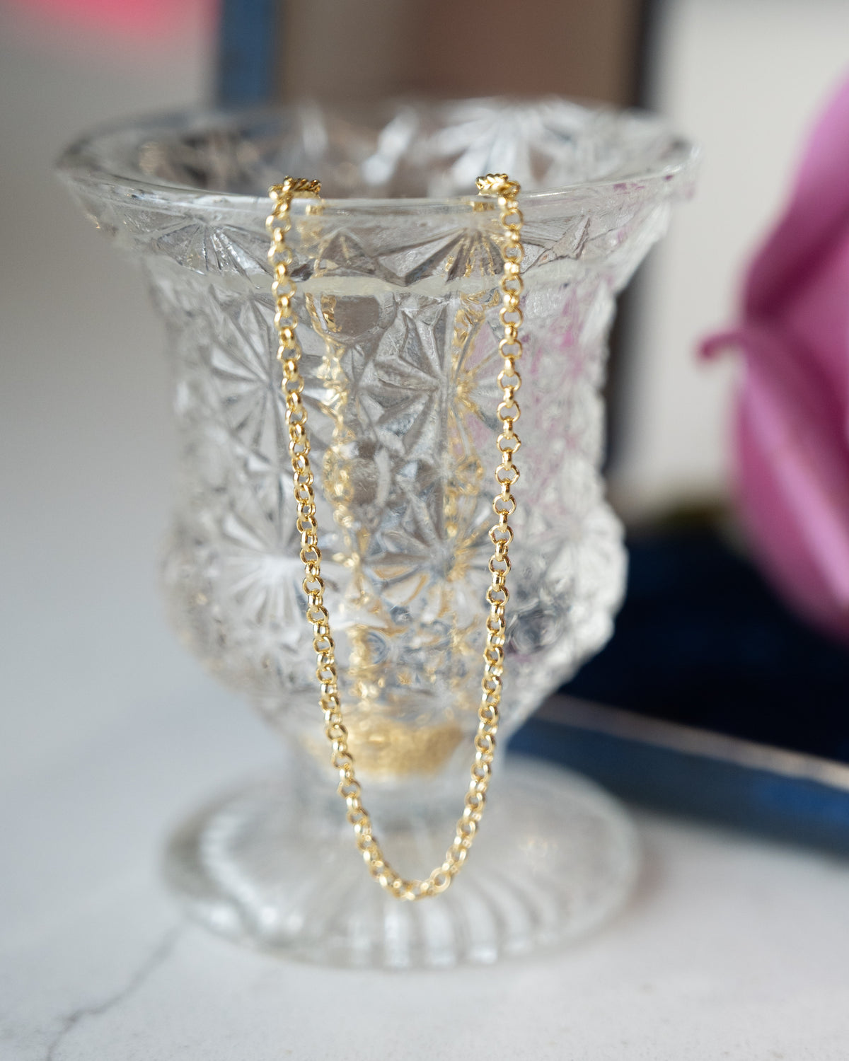 18" Rolo Chain Necklace 14k Yellow Gold