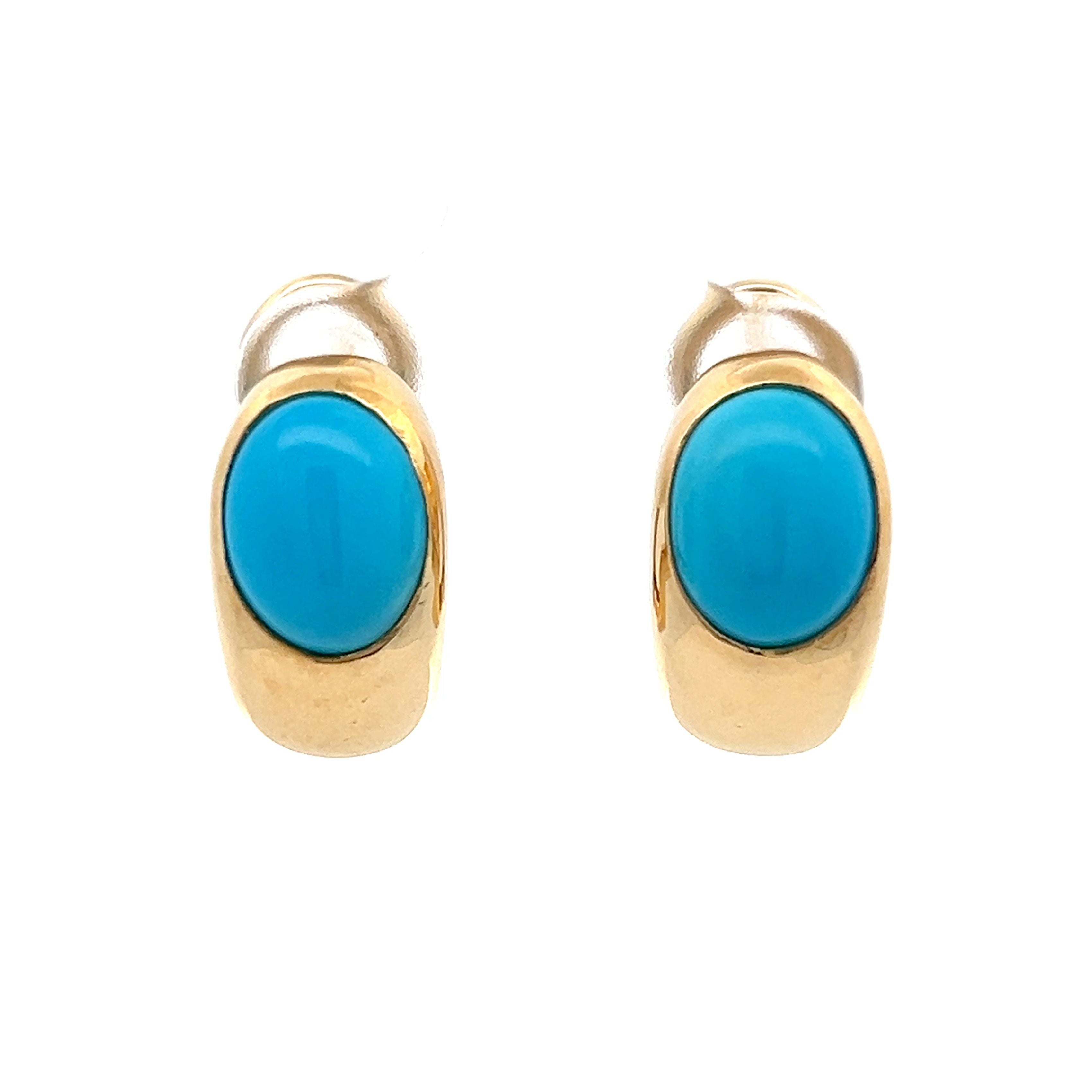 Turquoise Earrings For Women, Oval Earrings Dangle, 14K Gold Earrings, Turquoise Jewelry, Small Earrings, Gemstone hotsell Earrings, Fine Jewelry