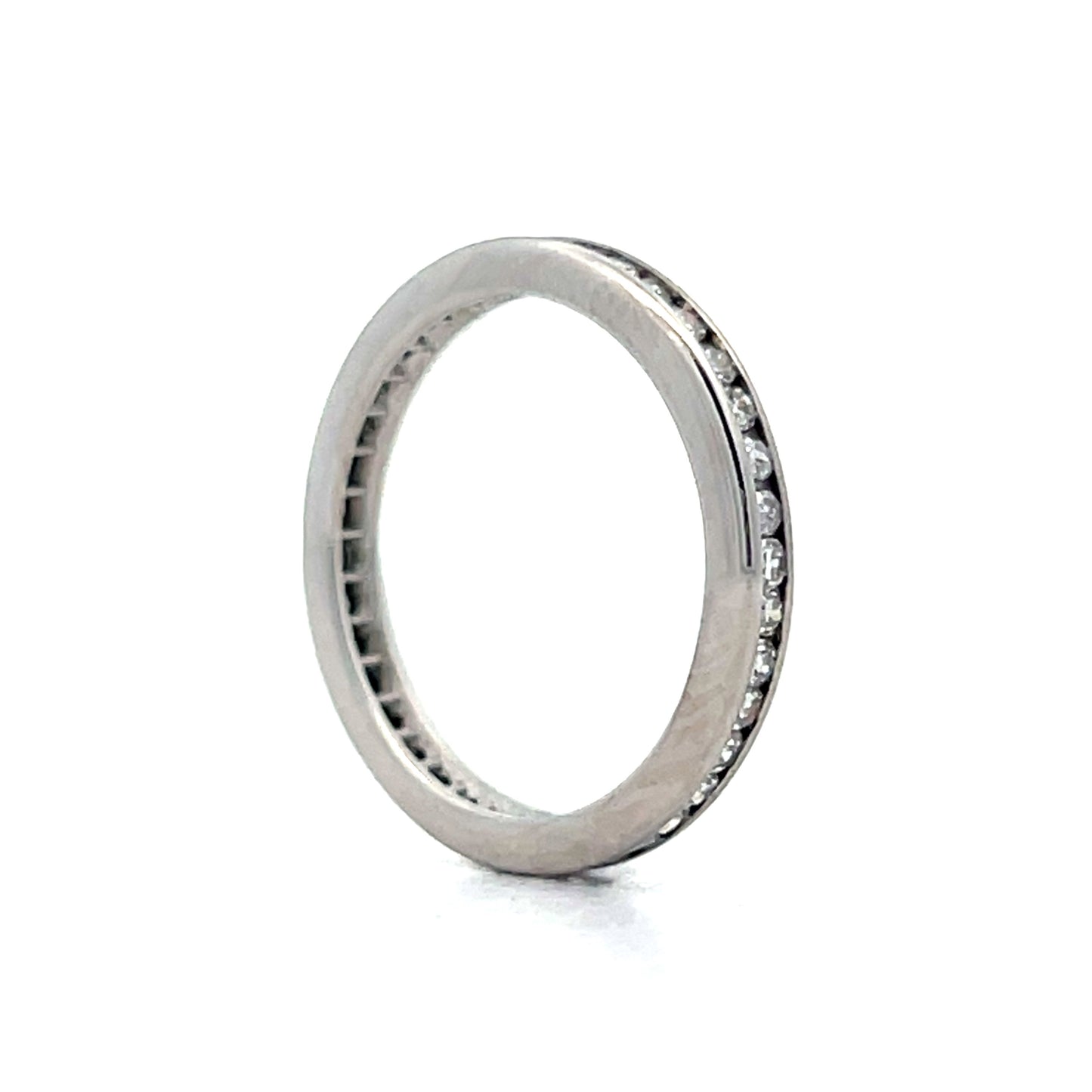 .38 Single Cut Diamond Eternity Wedding Band in 14k