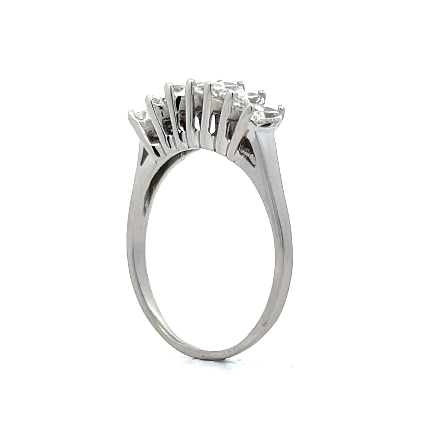 .77 Marquise Cut Diamond Stacking Band in 14k