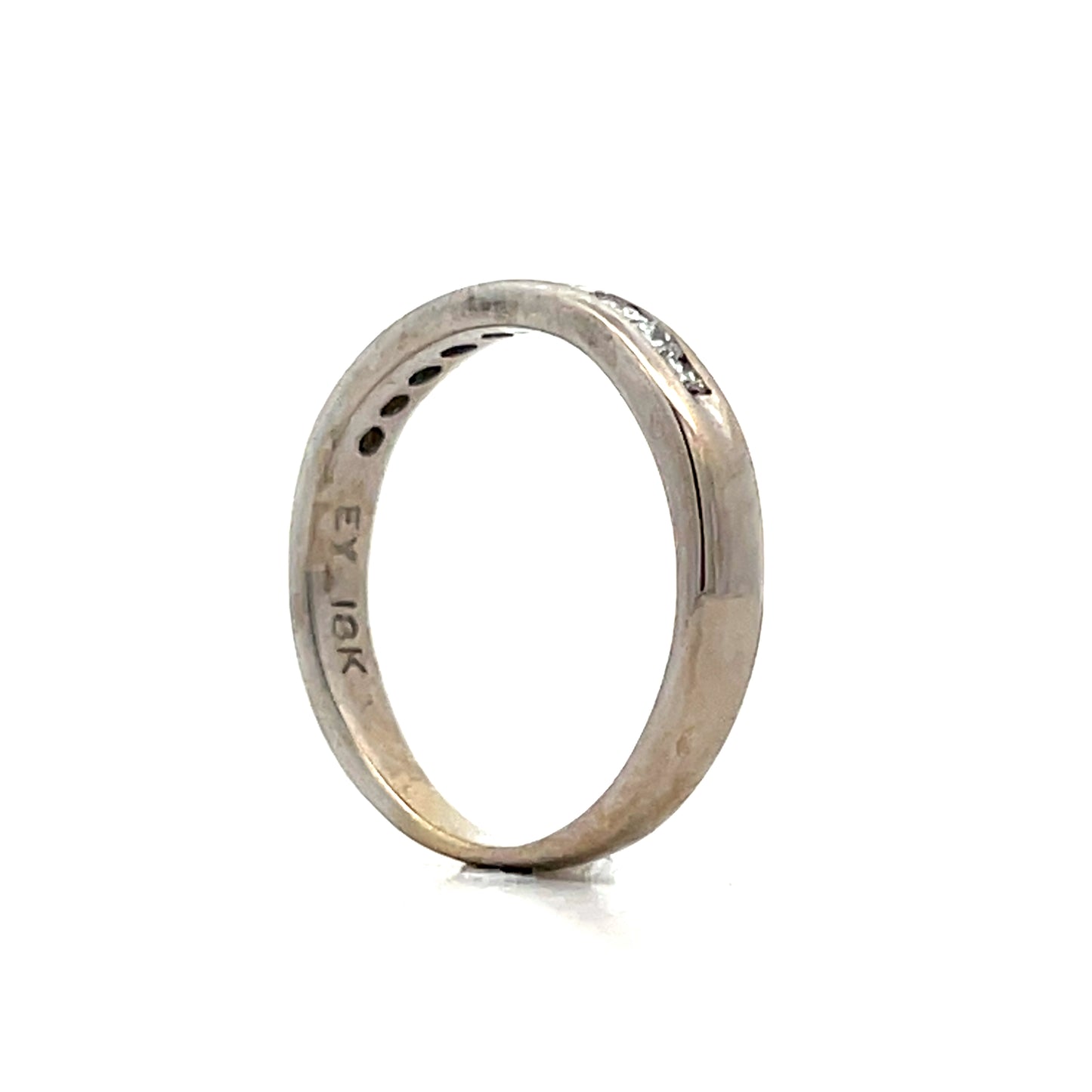 2.40 Princess Cut Diamond Wedding Band in 18k