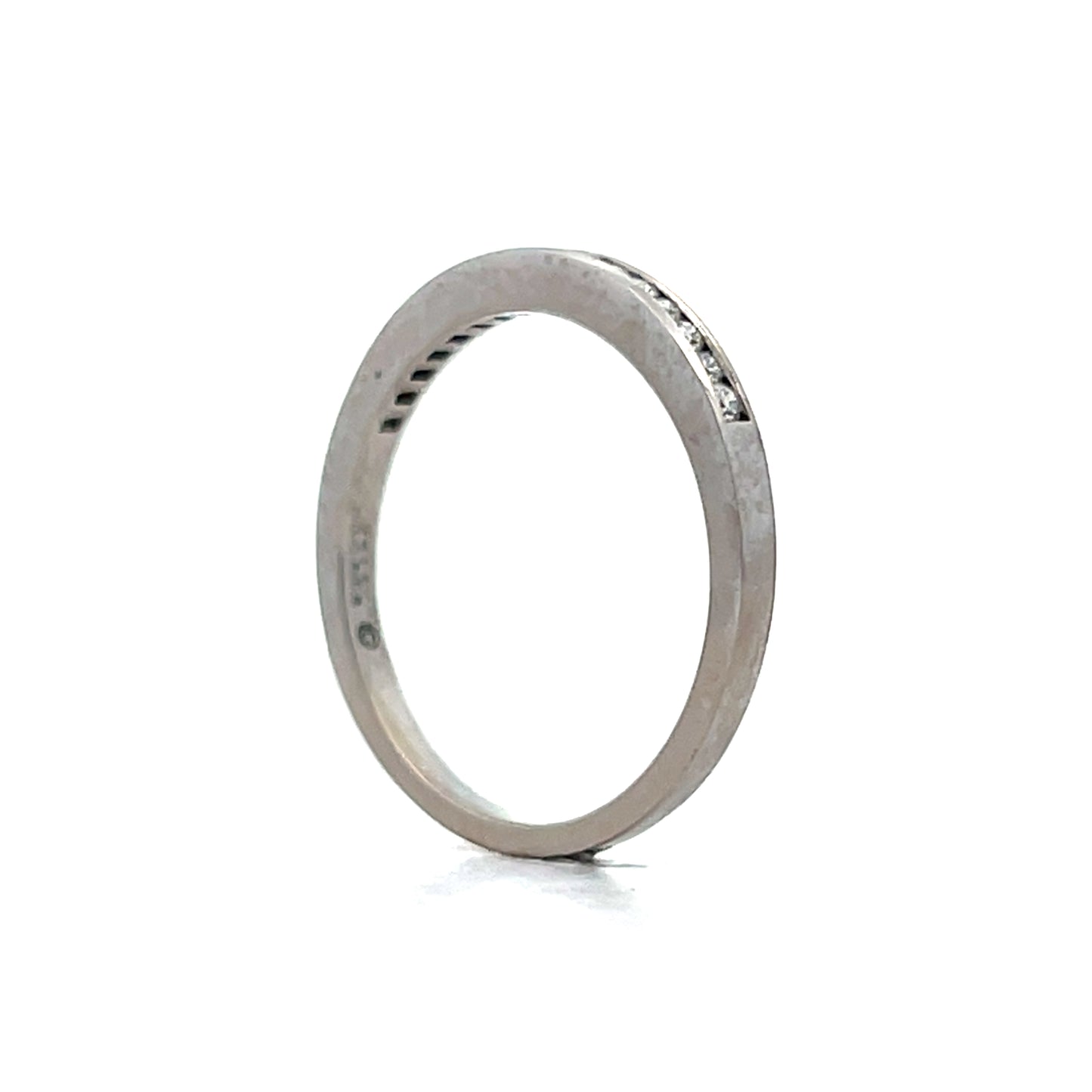 .20 Channel Set Diamond Wedding Band in 18k