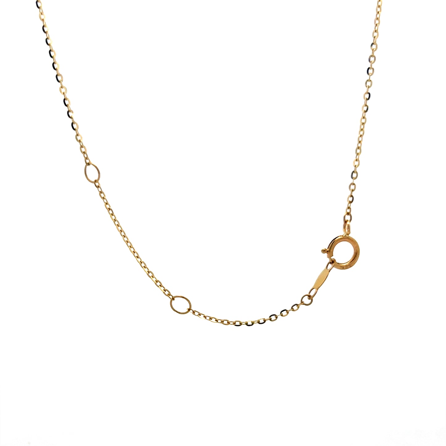 Simple Heart Shaped Pendant Necklace in 14k