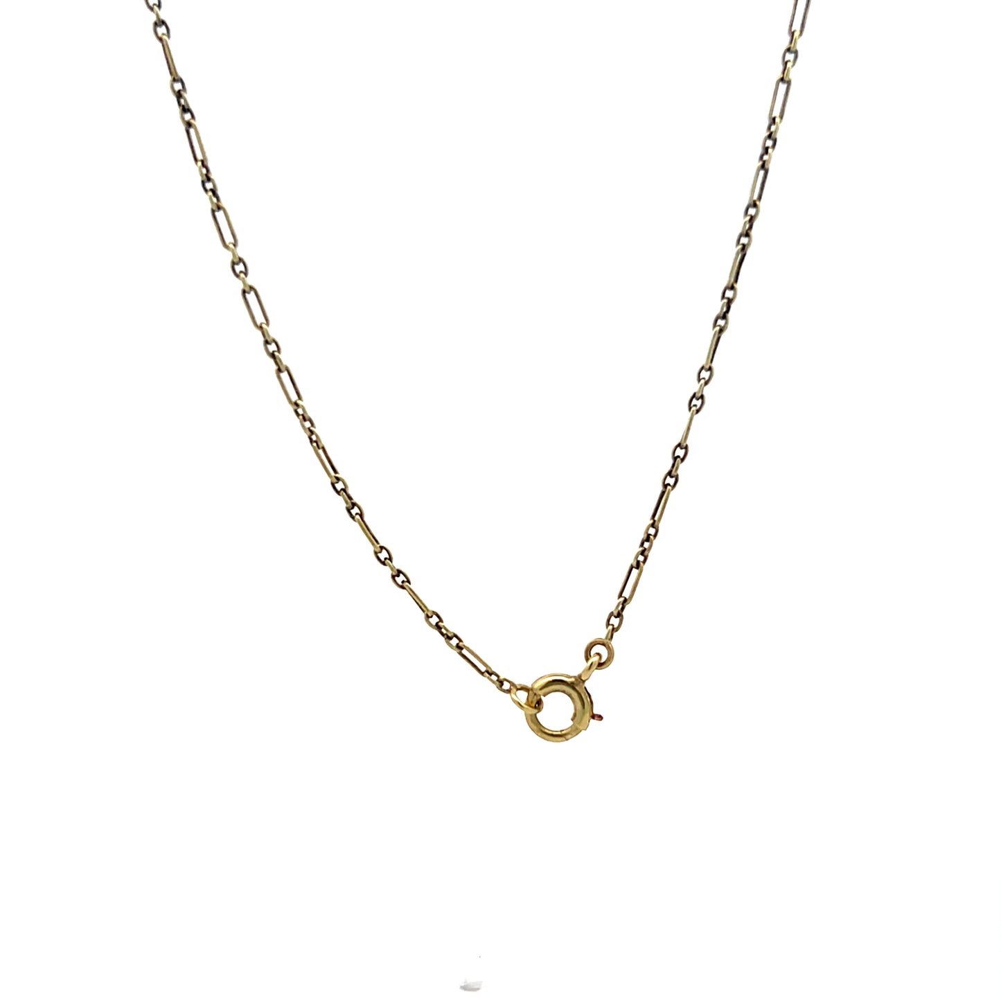 29 Inch Antique Art Deco Chain Necklace in 14k