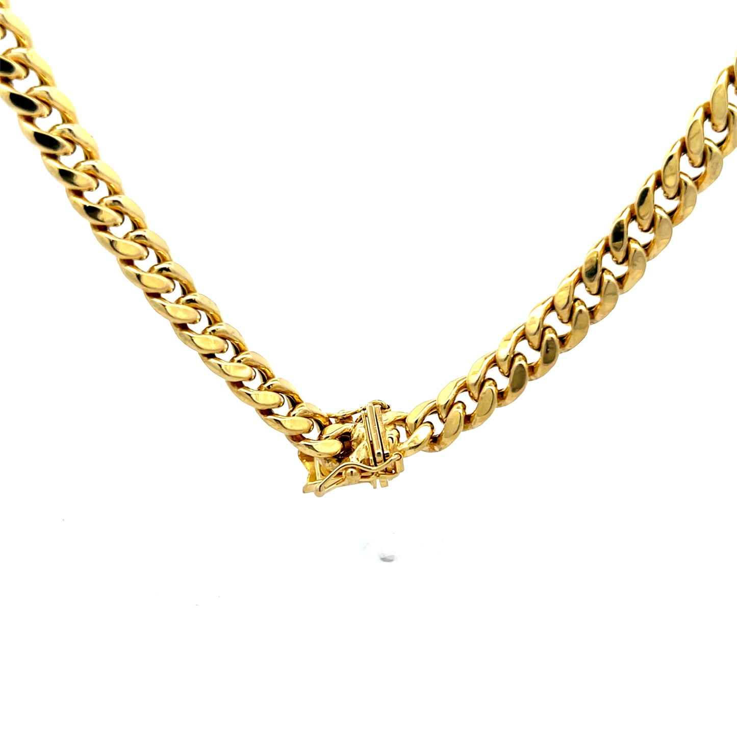 24 Inch Mens Curb Link Chain Necklace in 14k