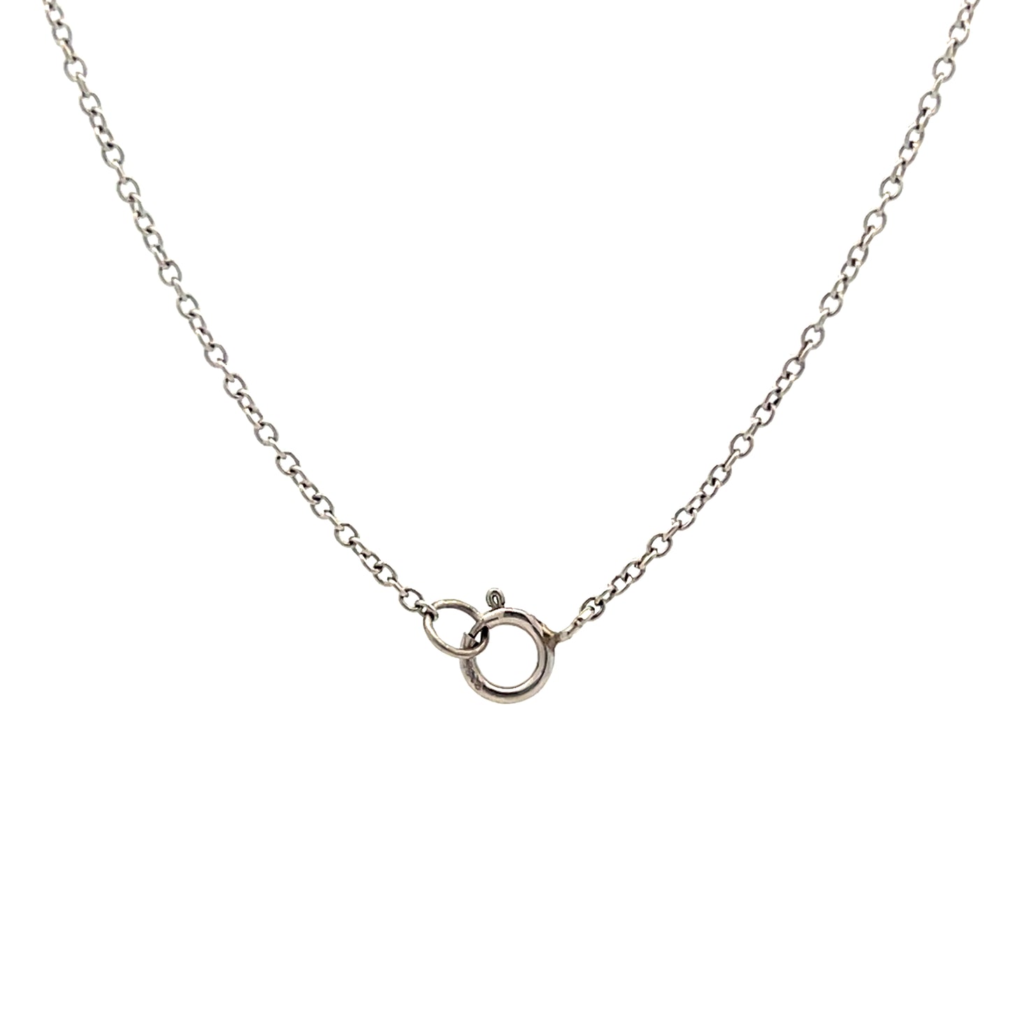 .72 Diamond Solitaire Necklace in Platinum