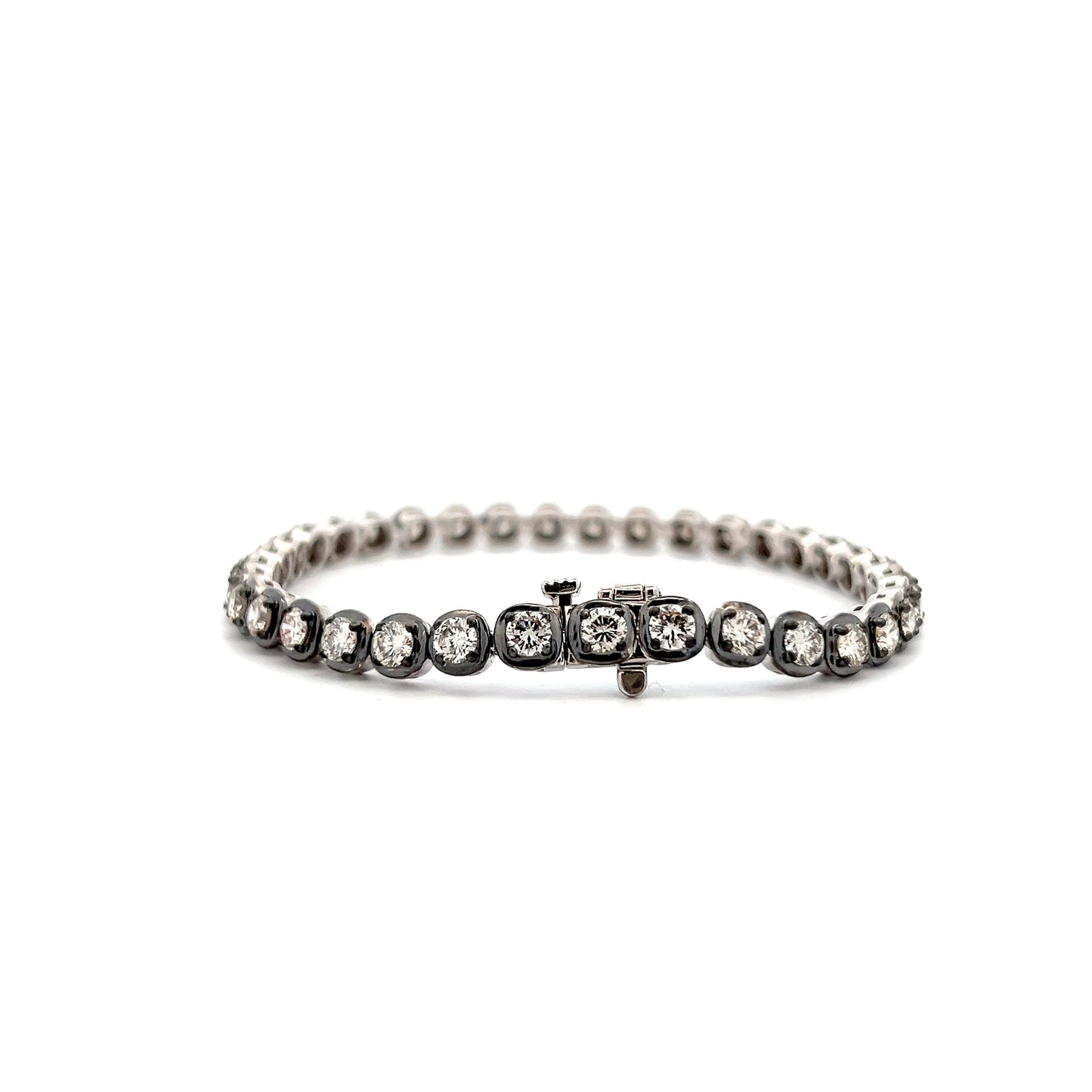 6.12 Diamond Tennis Bracelet in 14k White Gold