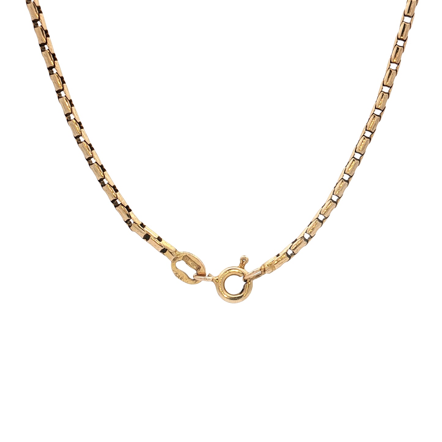 20" Forzentina Link Chain Necklace 14k Yellow Gold
