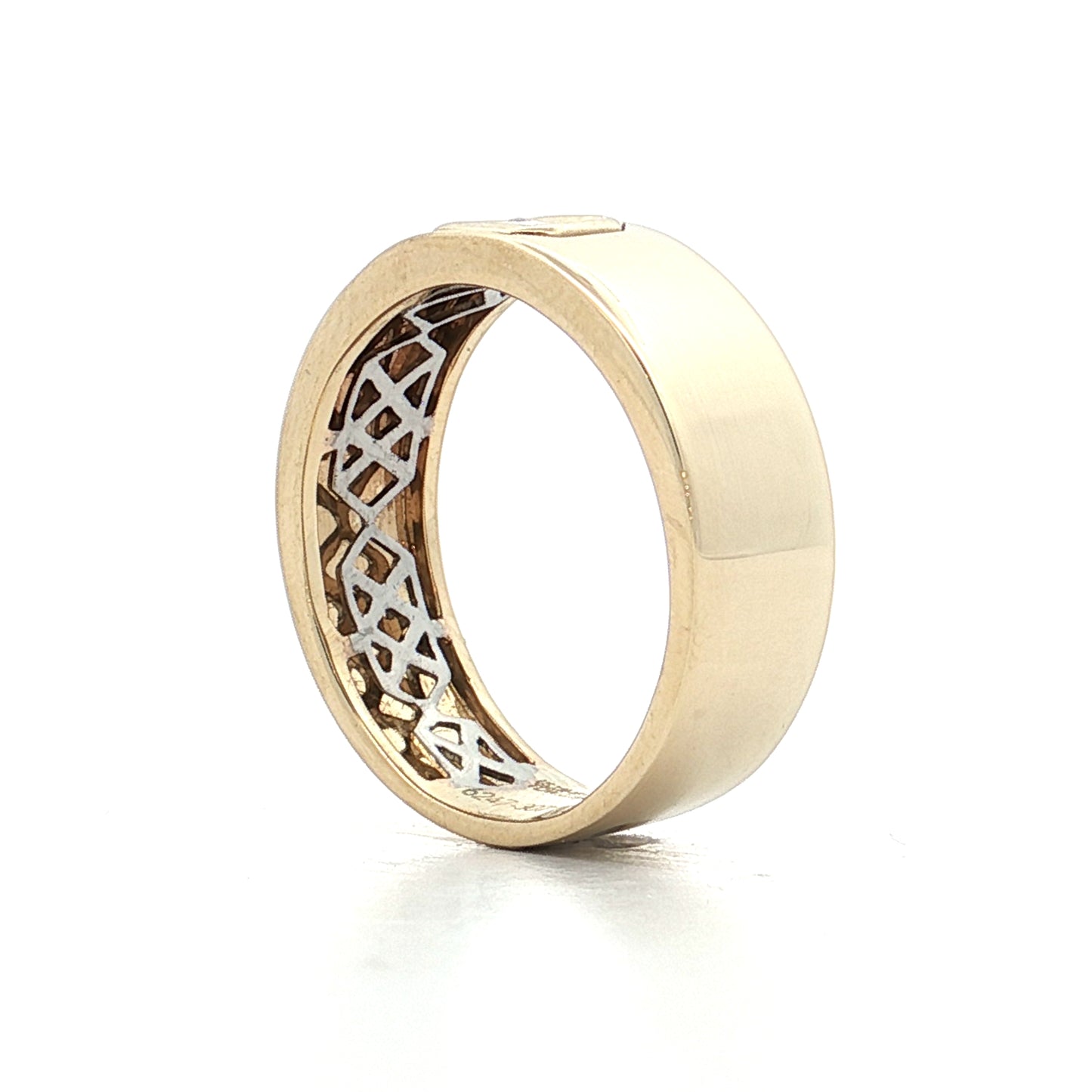 .20 Emerald Cut Diamond Stacking Ring 14k Yellow Gold