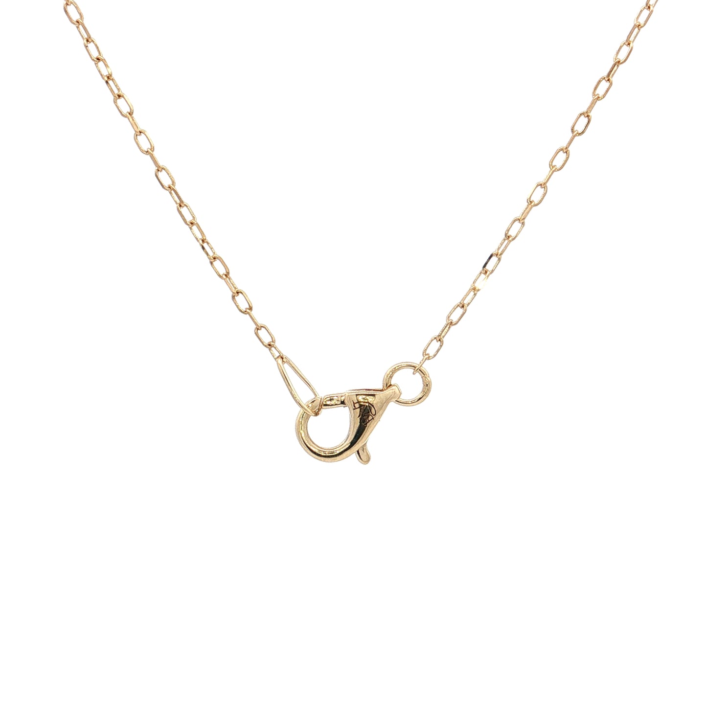 1.34 Blue Topaz & Diamond Pendant Necklace 14k