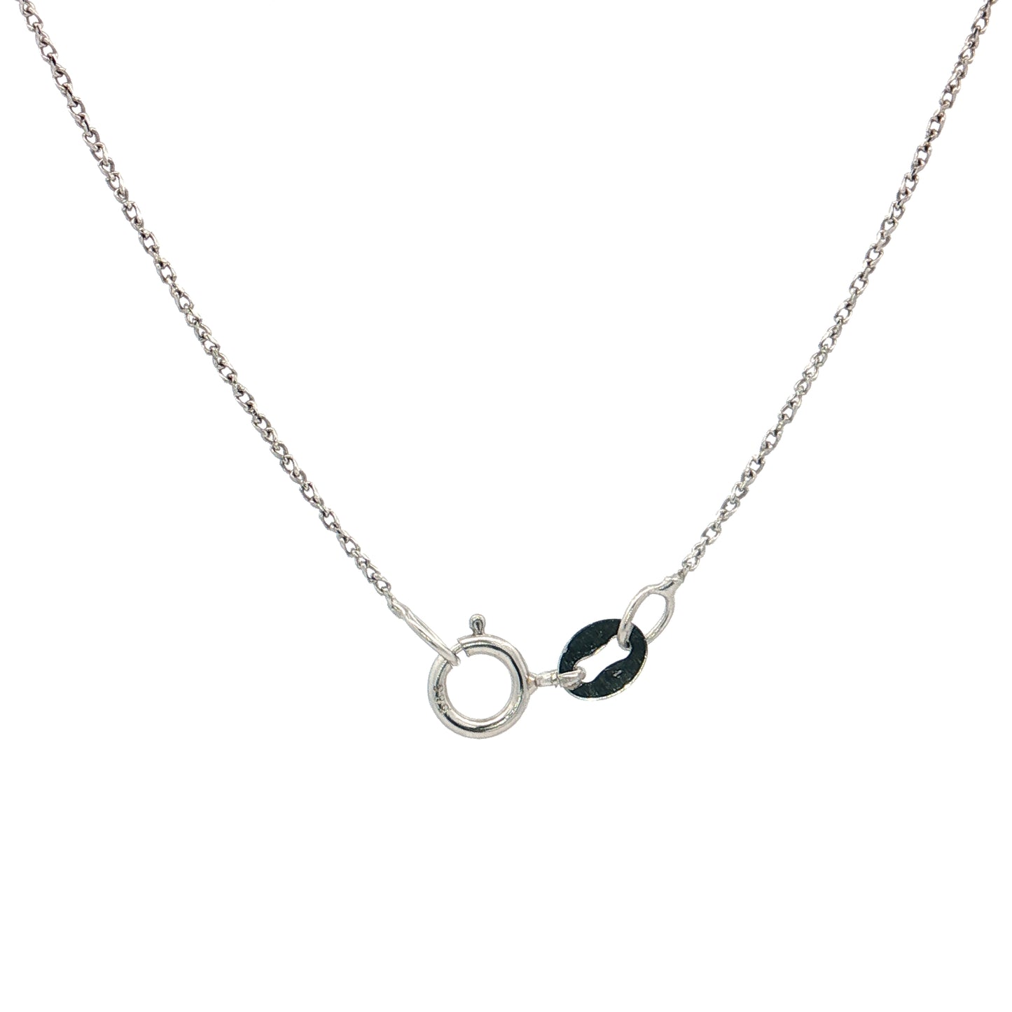 .39 Vintage Art Deco Geometric Pendant Necklace 14k