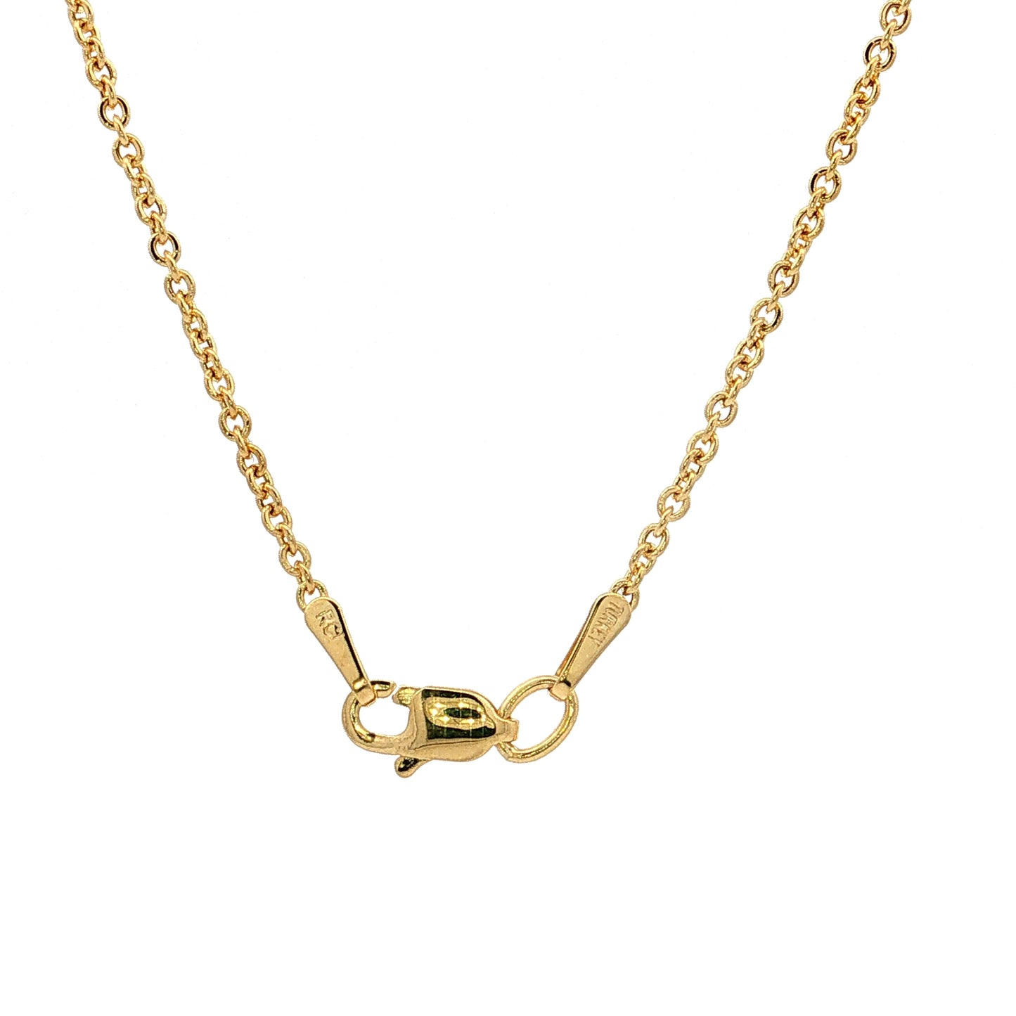 .66 Round Diamond Pendant Necklace 18k & 14k