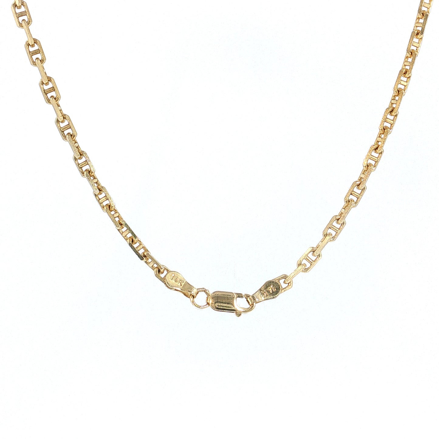 22" Mariner Link Chain Necklace 14k Yellow Gold