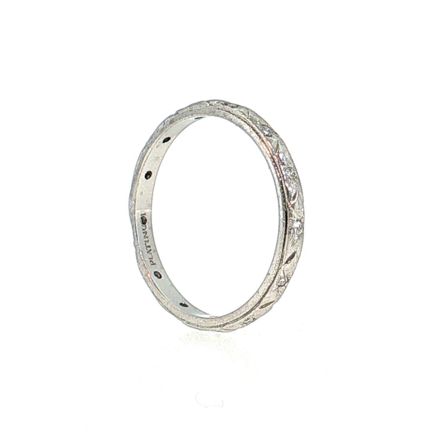 Antique Art Deco Diamond Eternity Band Platinum