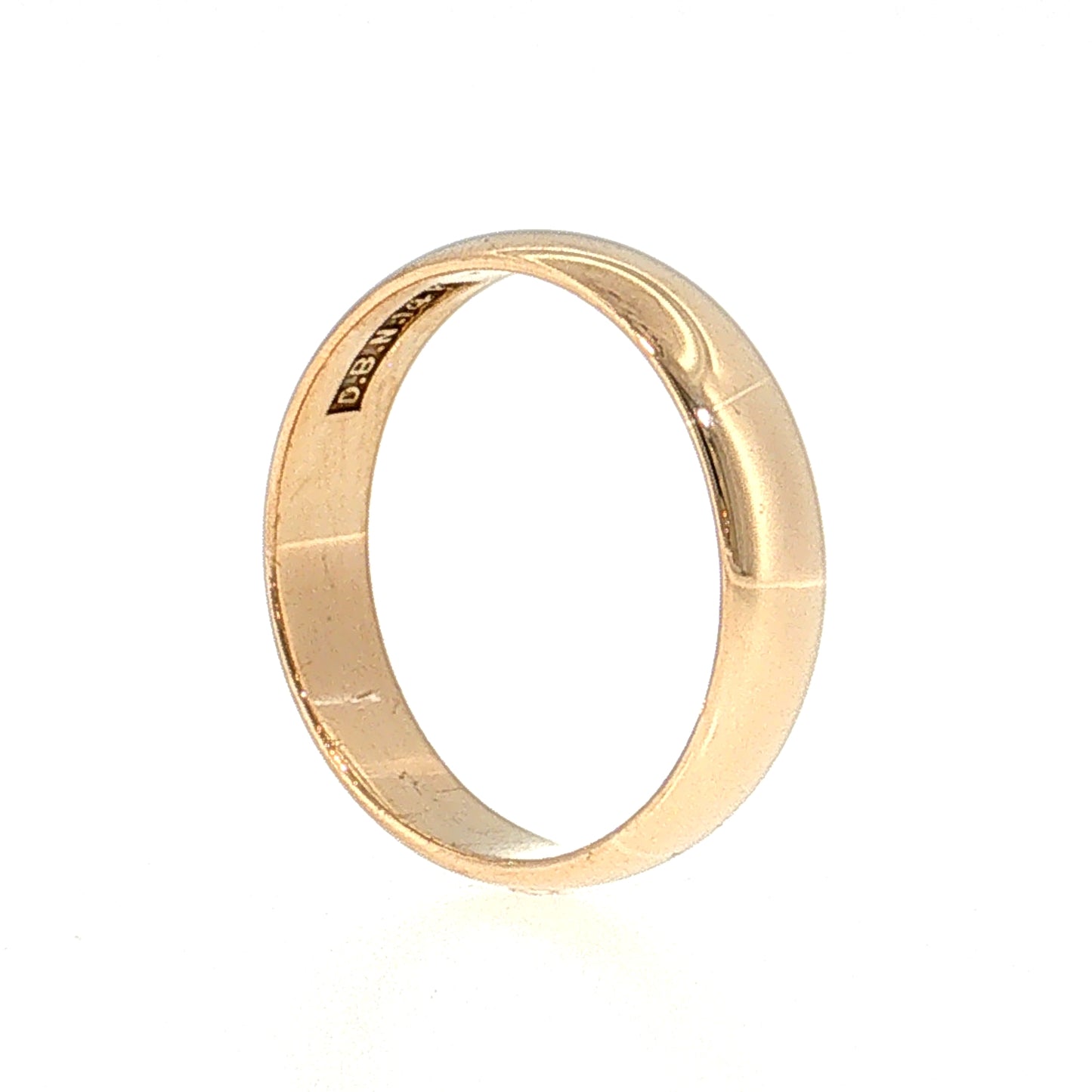 Antique Victorian Men's Wedding Band 14k Yellow Gold