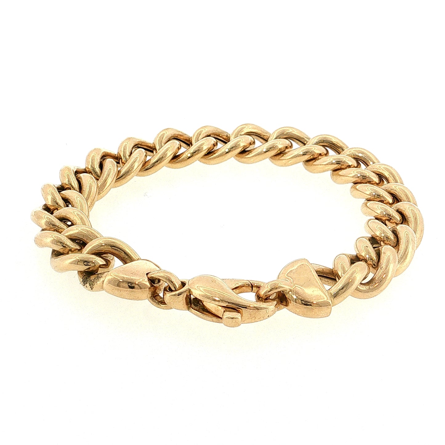 Ralph Lauren Curb Link Bracelet 14k Yellow Gold